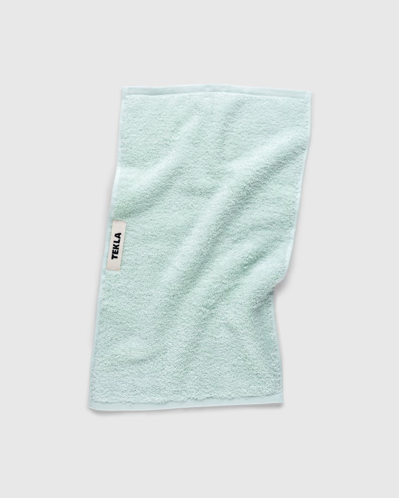 Tekla – Guest Towel Clear Blue Stripes | Highsnobiety Shop