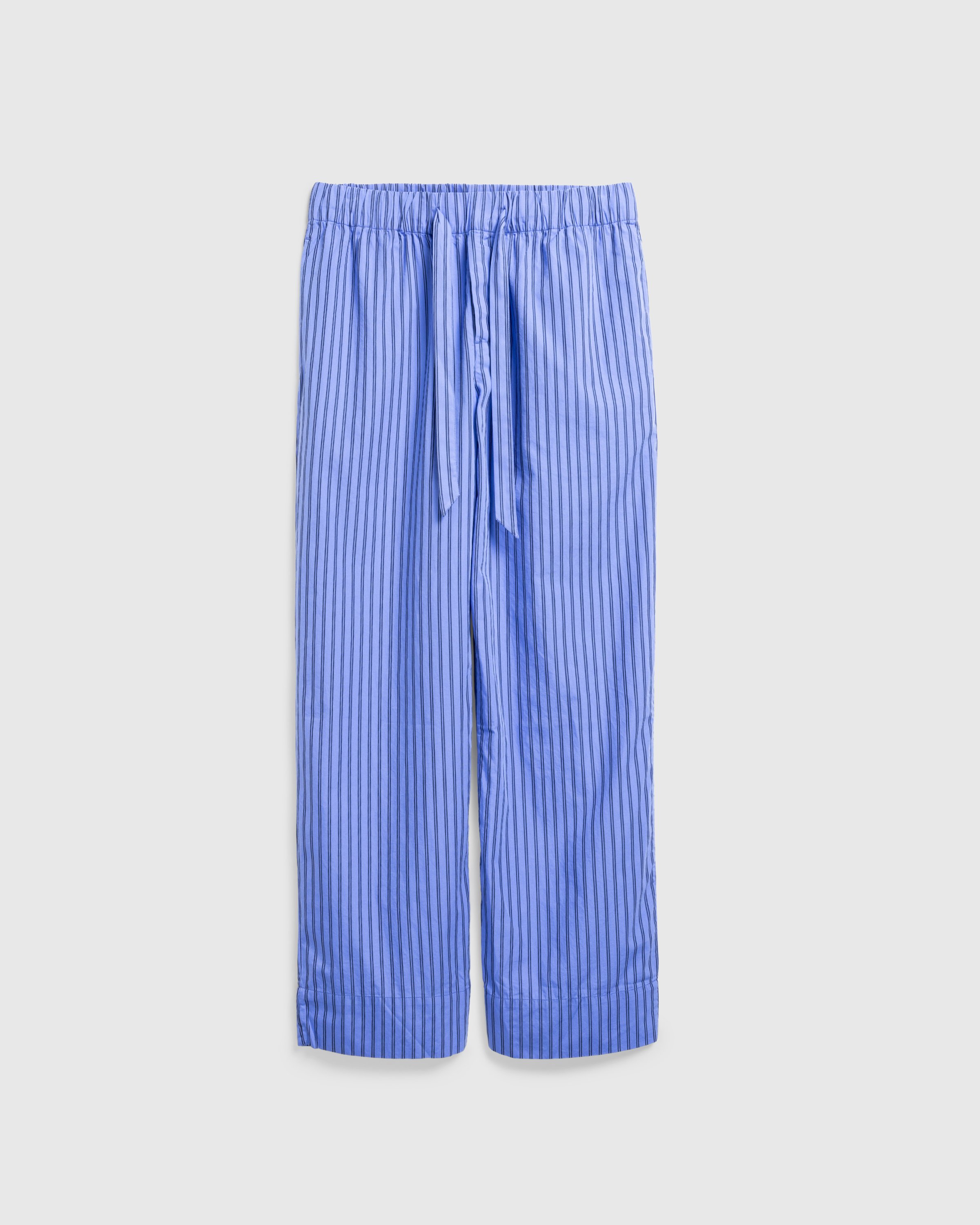 Tekla - Cotton Poplin - Pyjamas Pants Boro Stripes - Clothing - Blue - Image 1