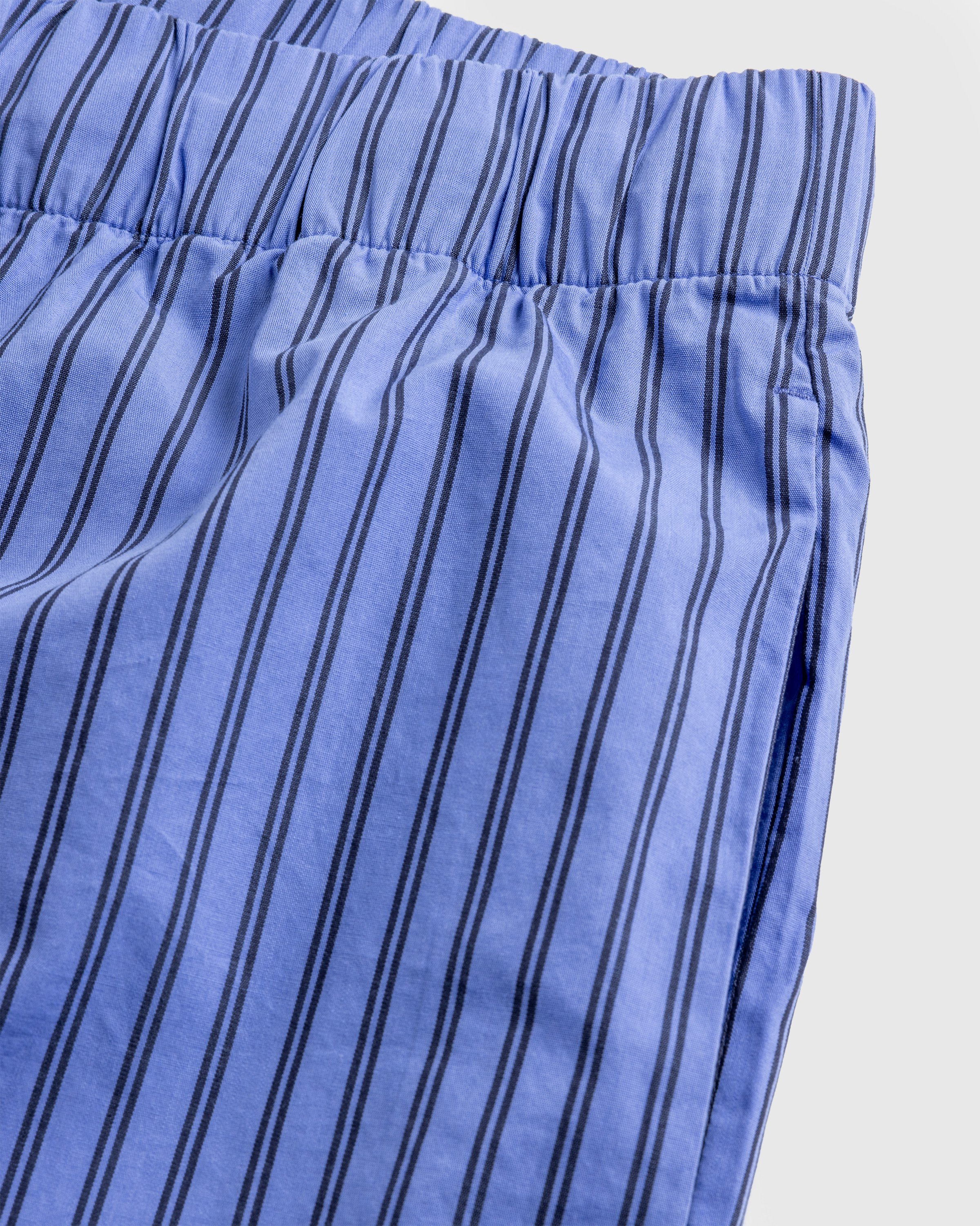 Tekla - Cotton Poplin - Pyjamas Pants Boro Stripes - Clothing - Blue - Image 7