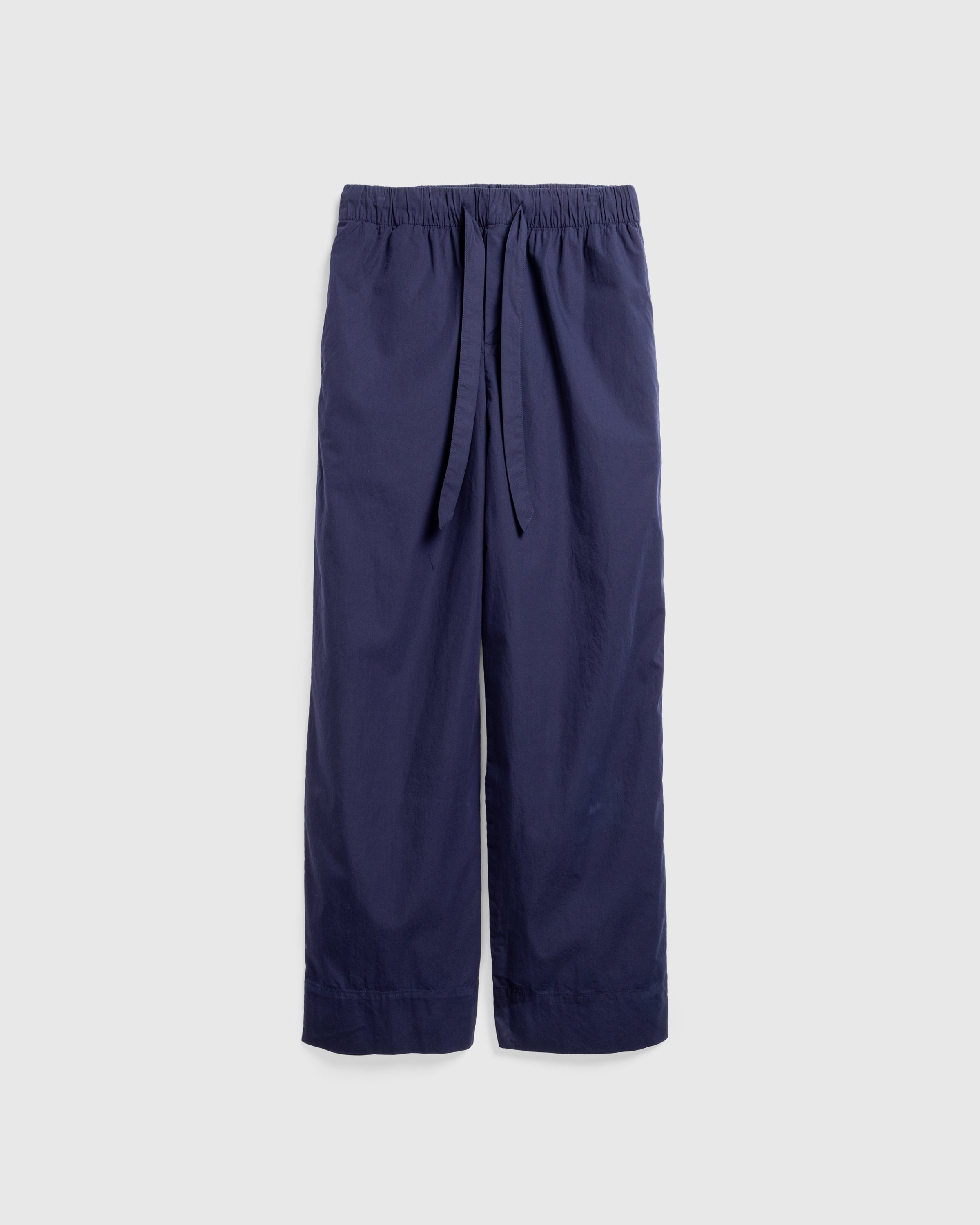Tekla - Cotton Poplin - Pyjamas Pants True Navy - Clothing - Blue - Image 1