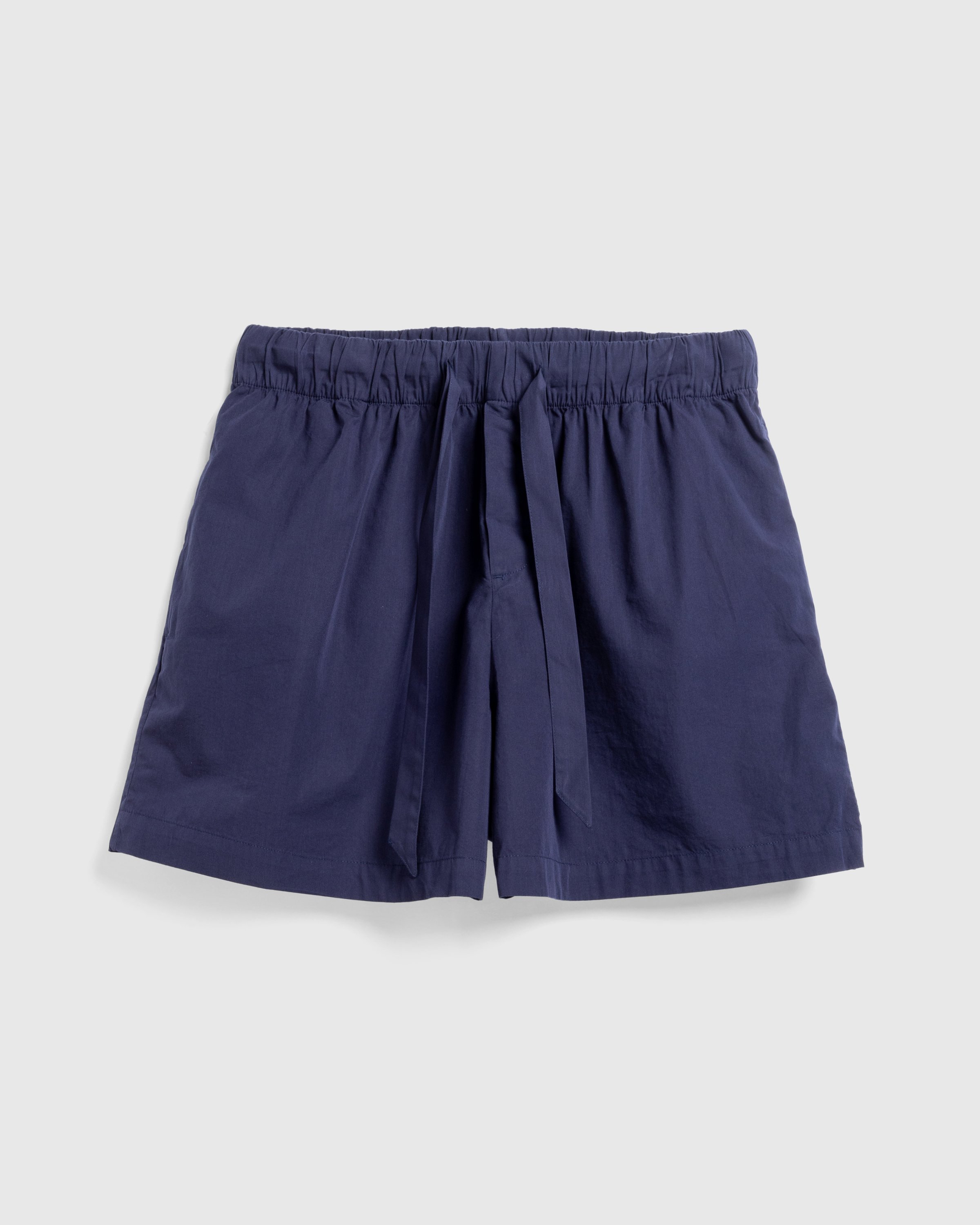 Tekla - Cotton Poplin - Pyjamas Shorts True Navy - Clothing - Blue - Image 1