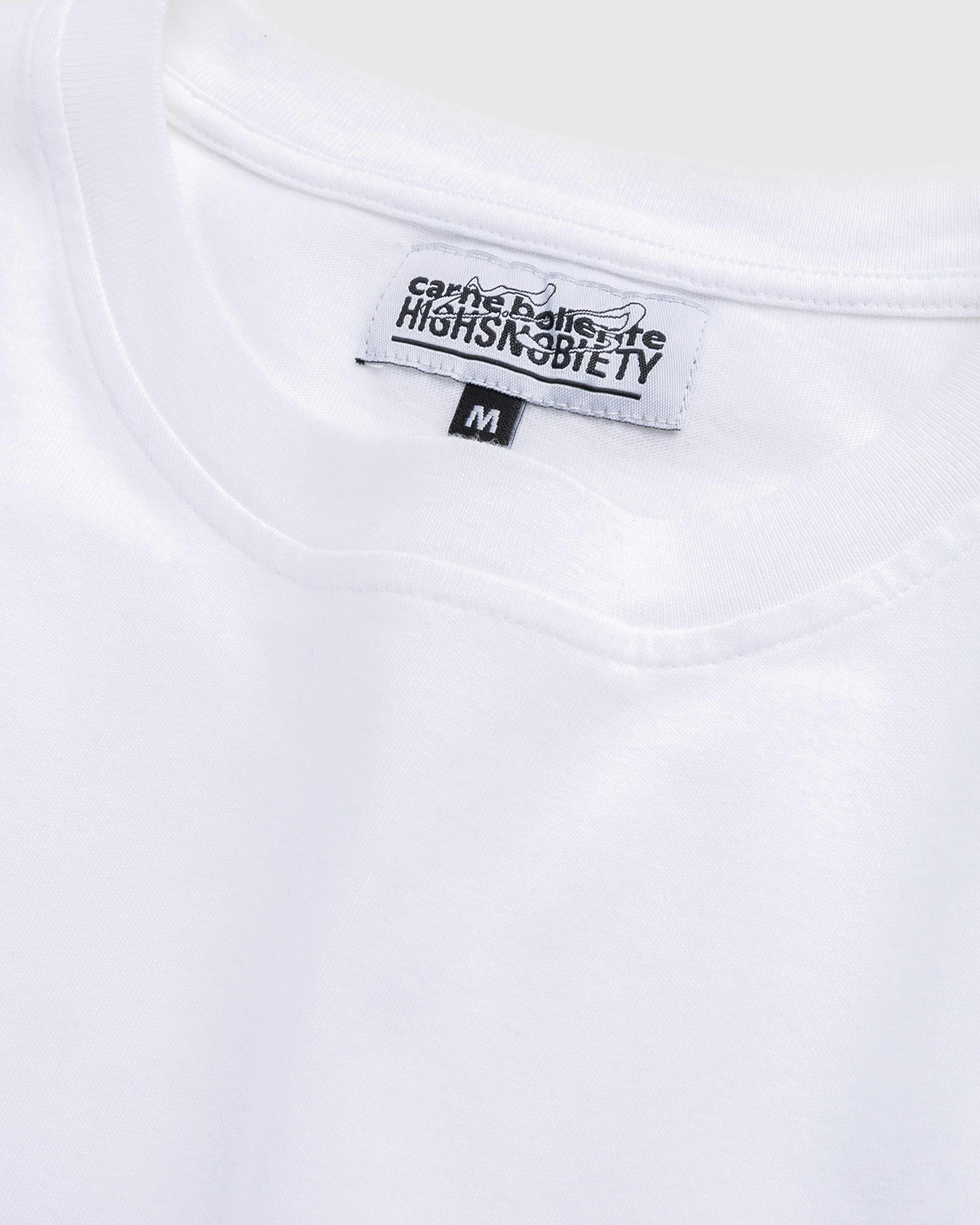 Carne Bollente x Highsnobiety - HSXCBST0102_White_XS - Clothing - White - Image 4