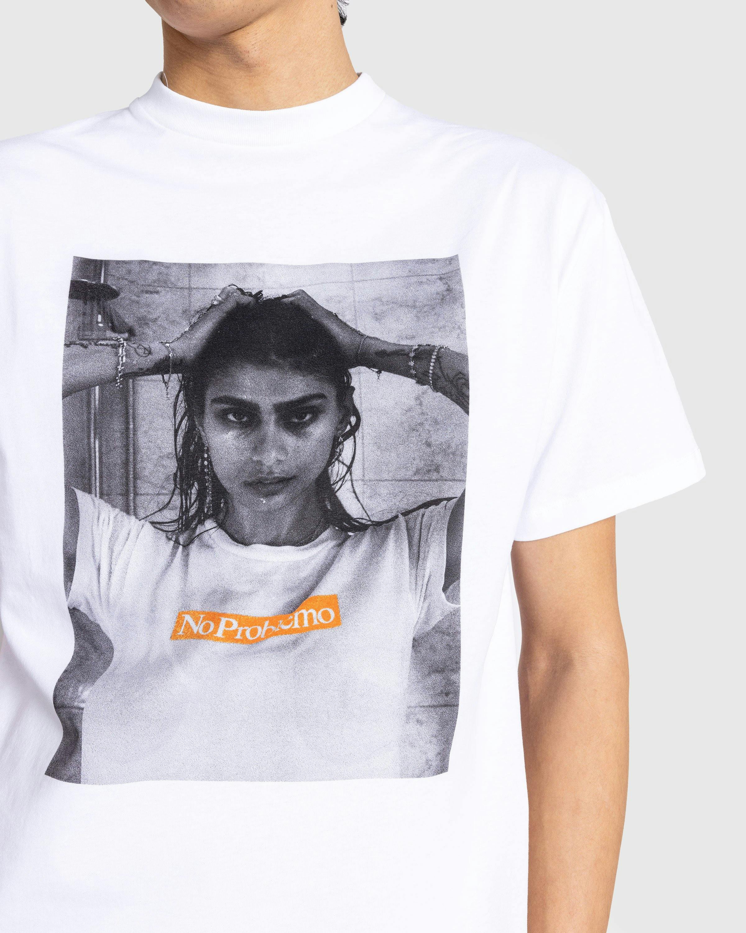 Aries – Mia Problemo SS Tee White | Highsnobiety Shop