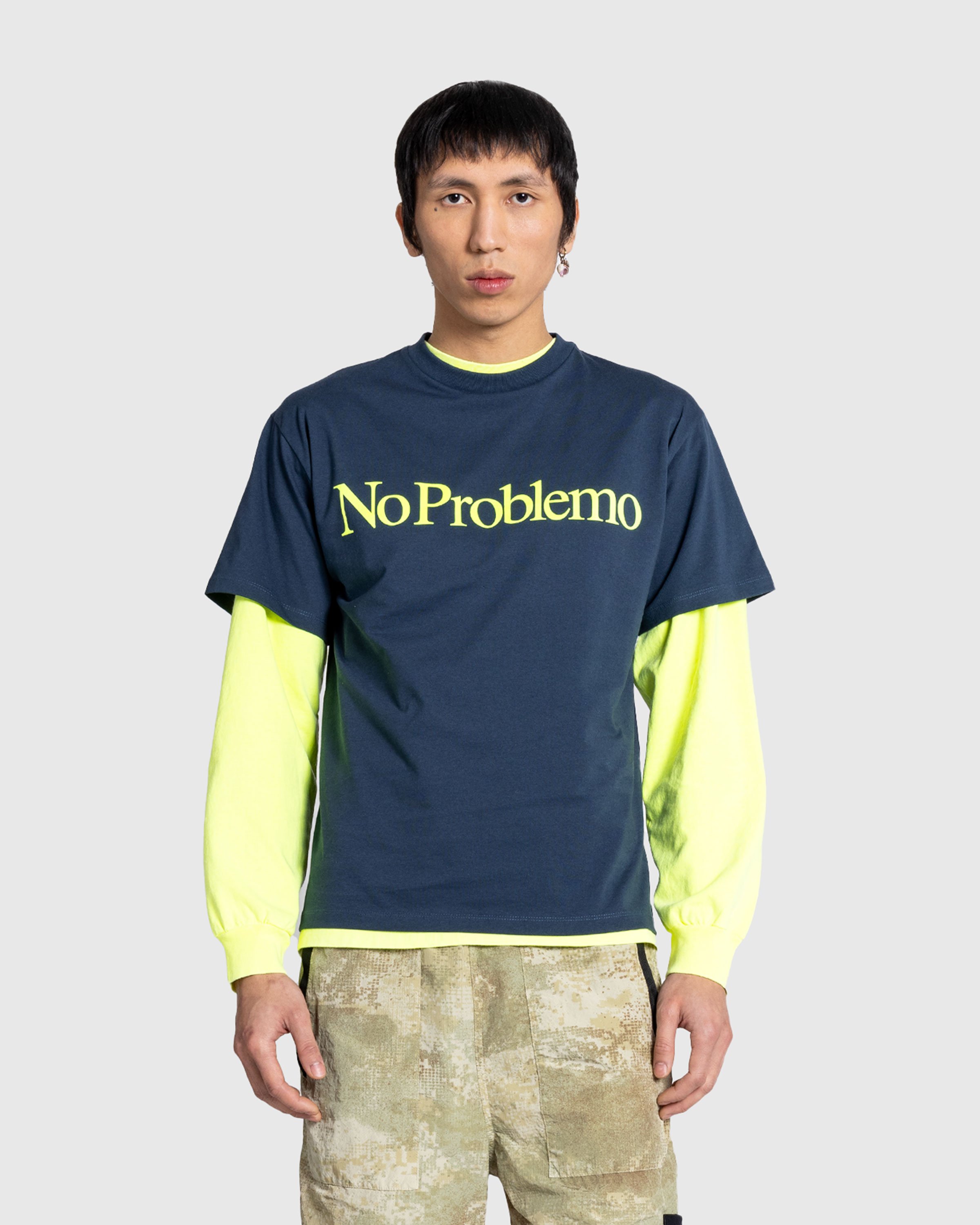 Aries - No Problemo SS Tee Navy - Clothing - Blue - Image 2