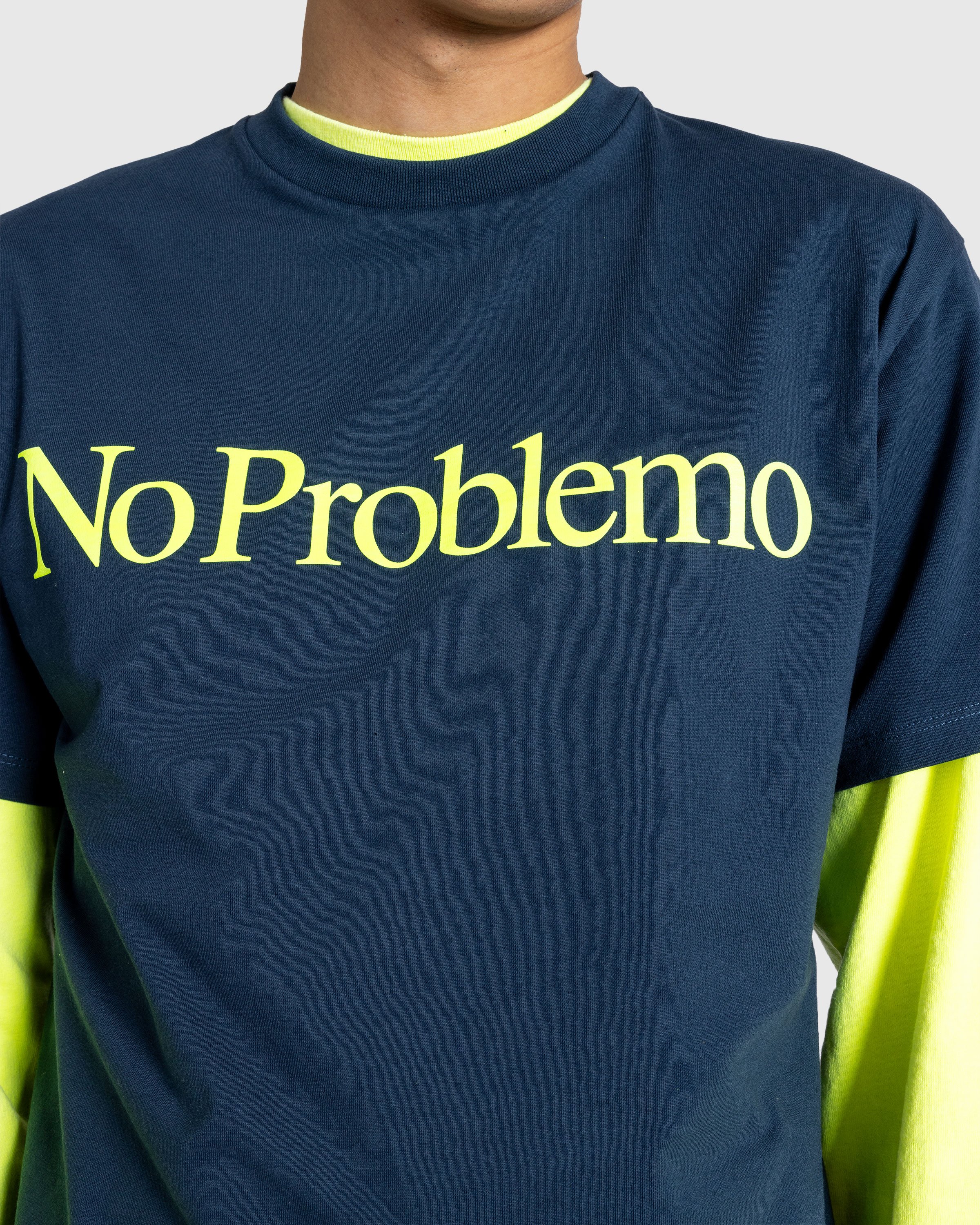 Aries - No Problemo SS Tee Navy - Clothing - Blue - Image 5