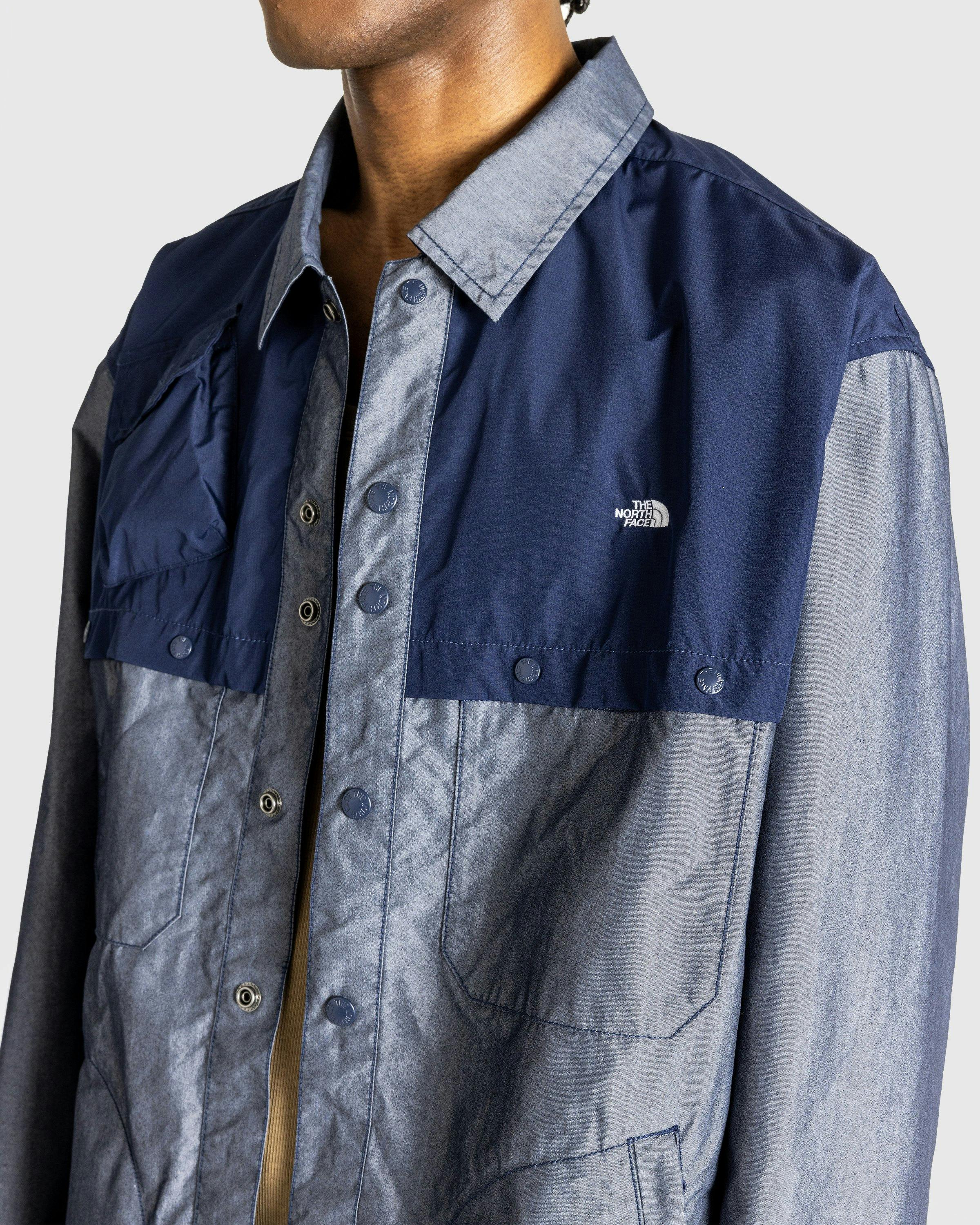 The North Face - M DENIM LS SHIRT - AP LIGHT INDIGO DENIM WASH - Clothing - Blue - Image 4