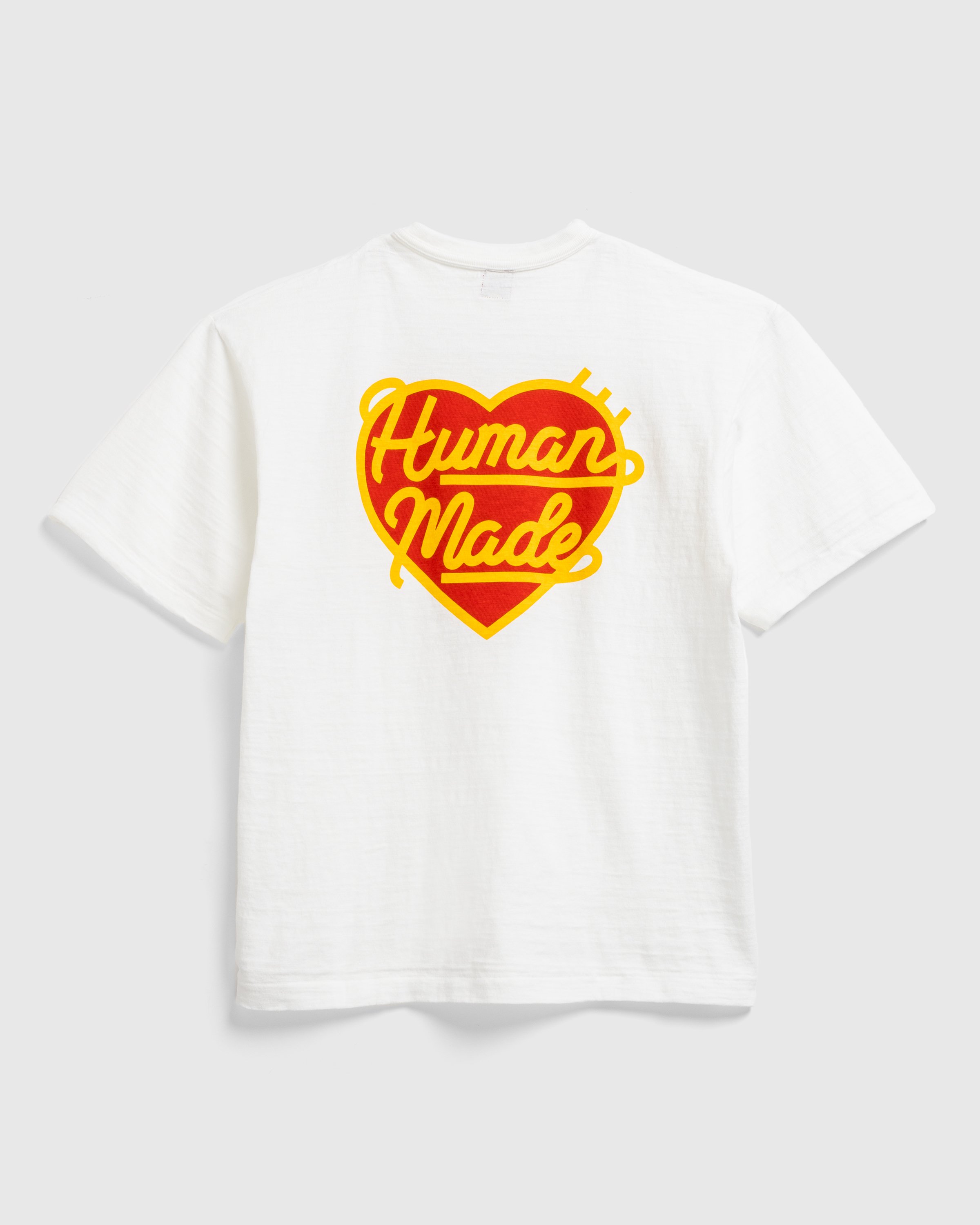 Human Made - HEART BADGE T-SHIRT WHITE/White - Clothing - White - Image 1