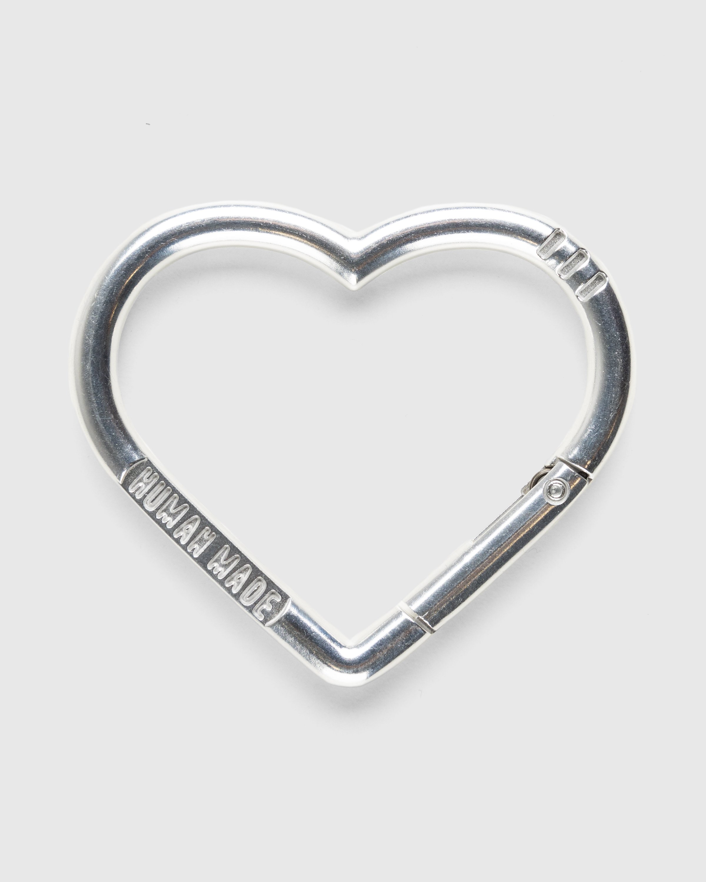 Human Made - HEART CARABINER SILVER - Accessories - Silver - Image 1