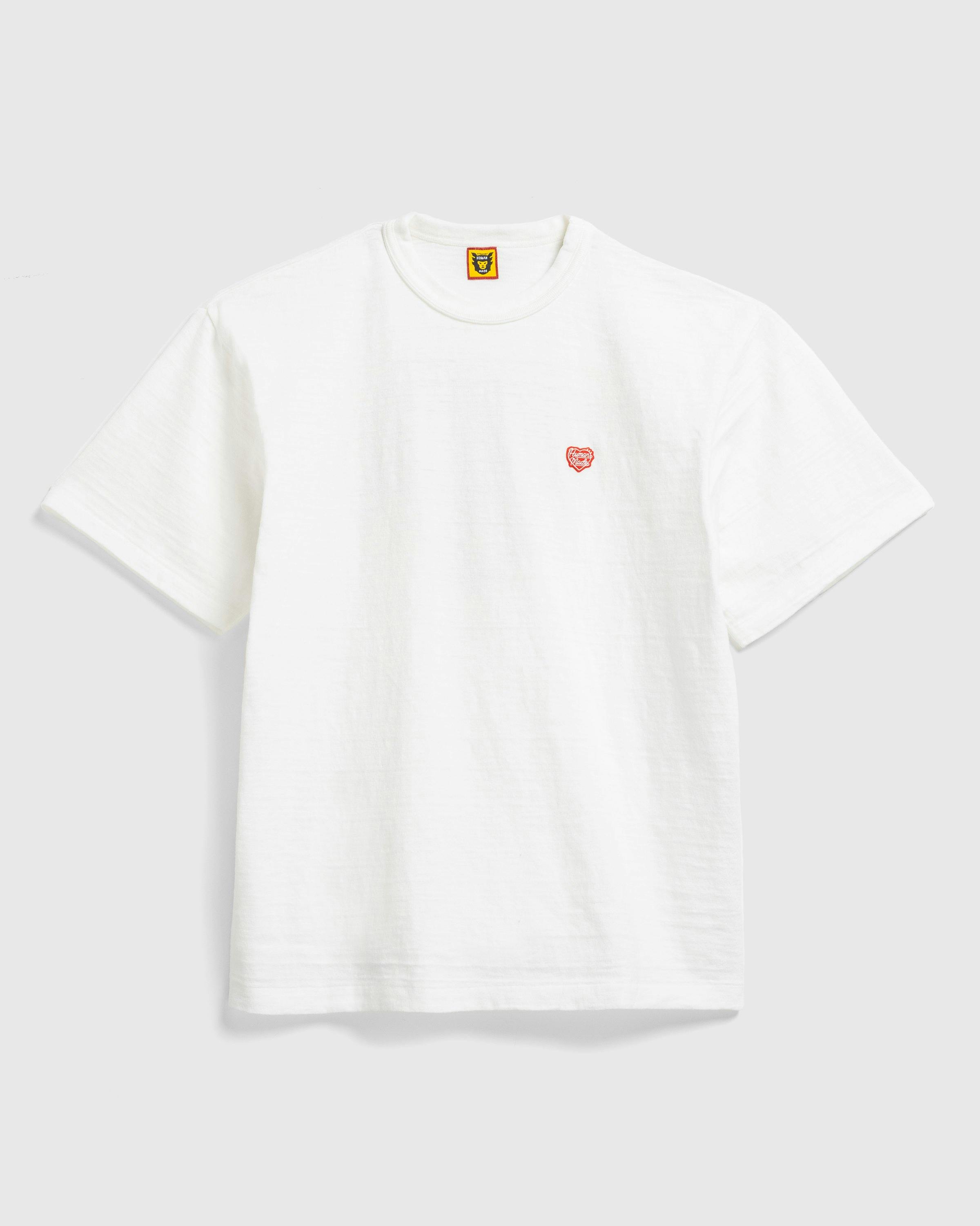 Human Made - HEART BADGE T-SHIRT WHITE/White - Clothing - White - Image 2