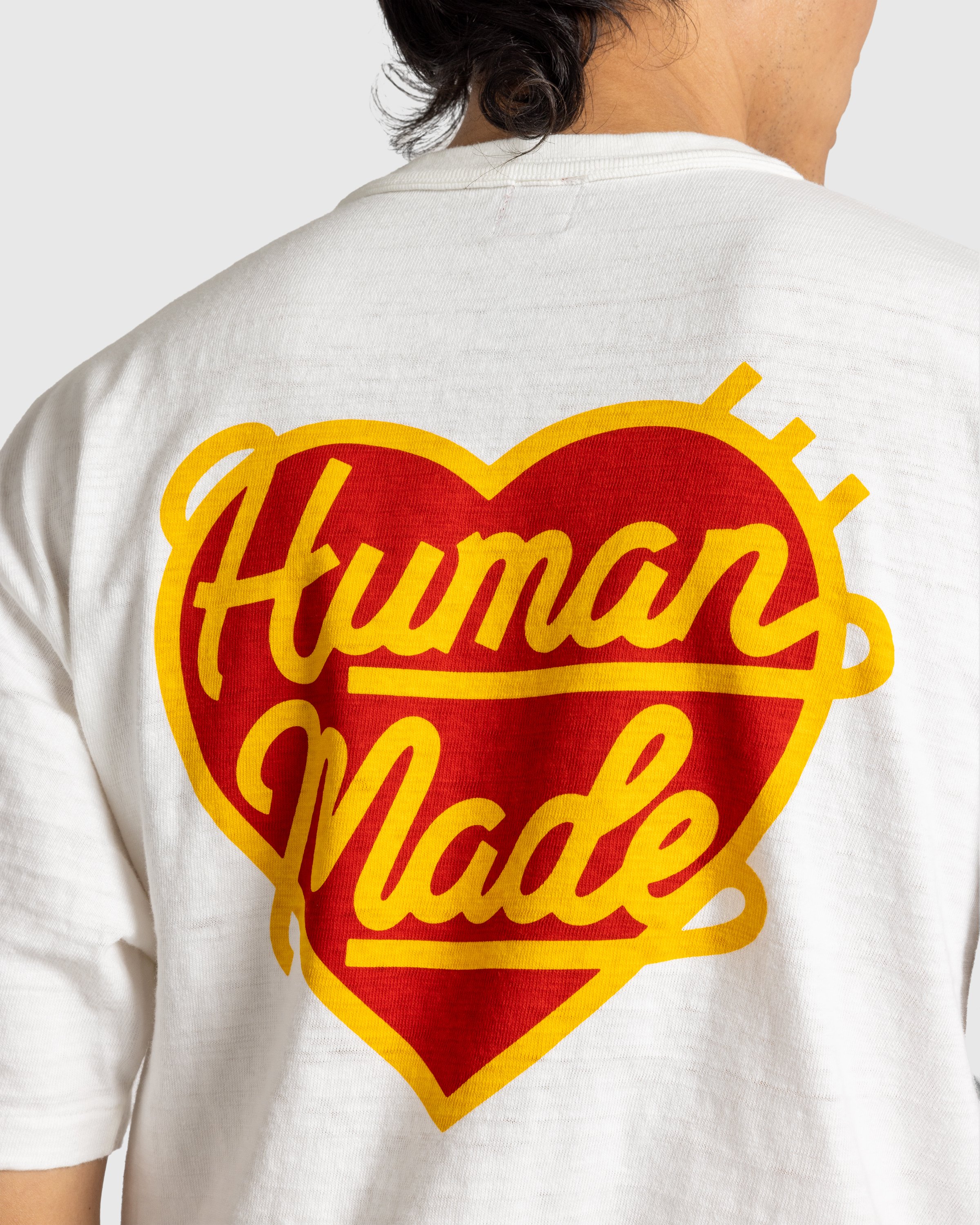 Human Made - HEART BADGE T-SHIRT WHITE/White - Clothing - White - Image 6