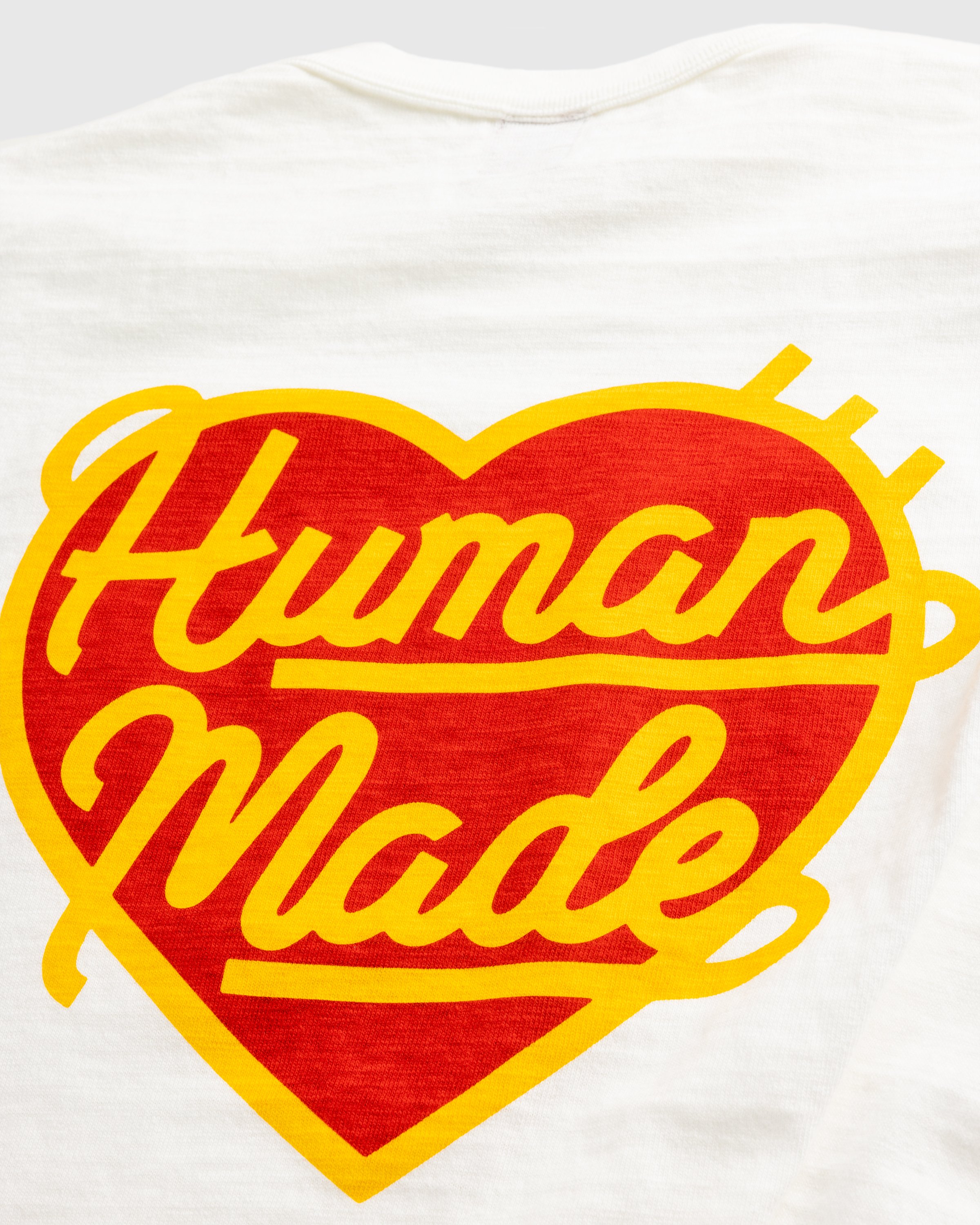Human Made - HEART BADGE T-SHIRT WHITE/White - Clothing - White - Image 8