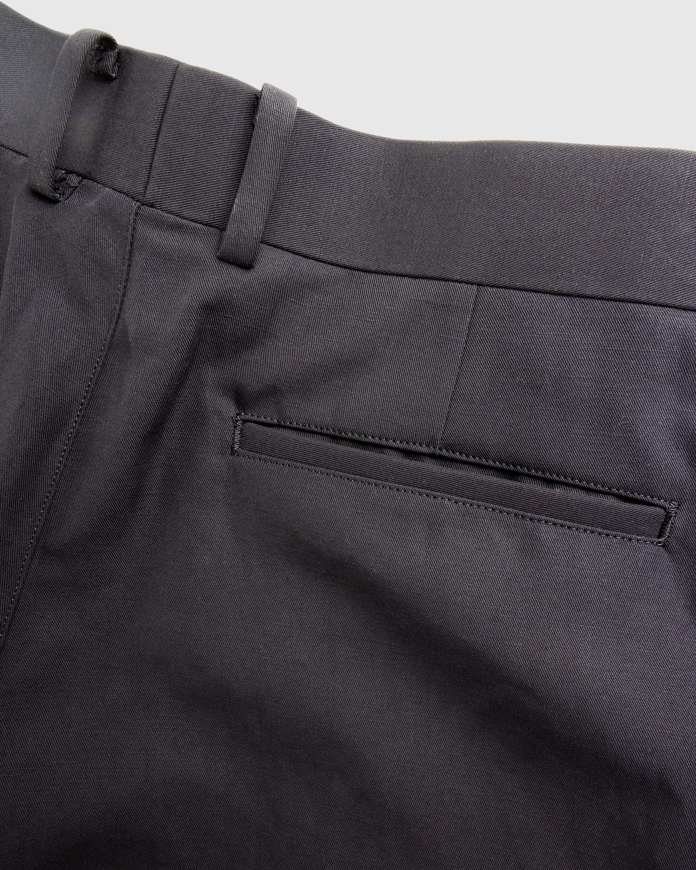 Auralee - Hard Twist Finx Linen Chino Shorts Black - Clothing - Black - Image 7