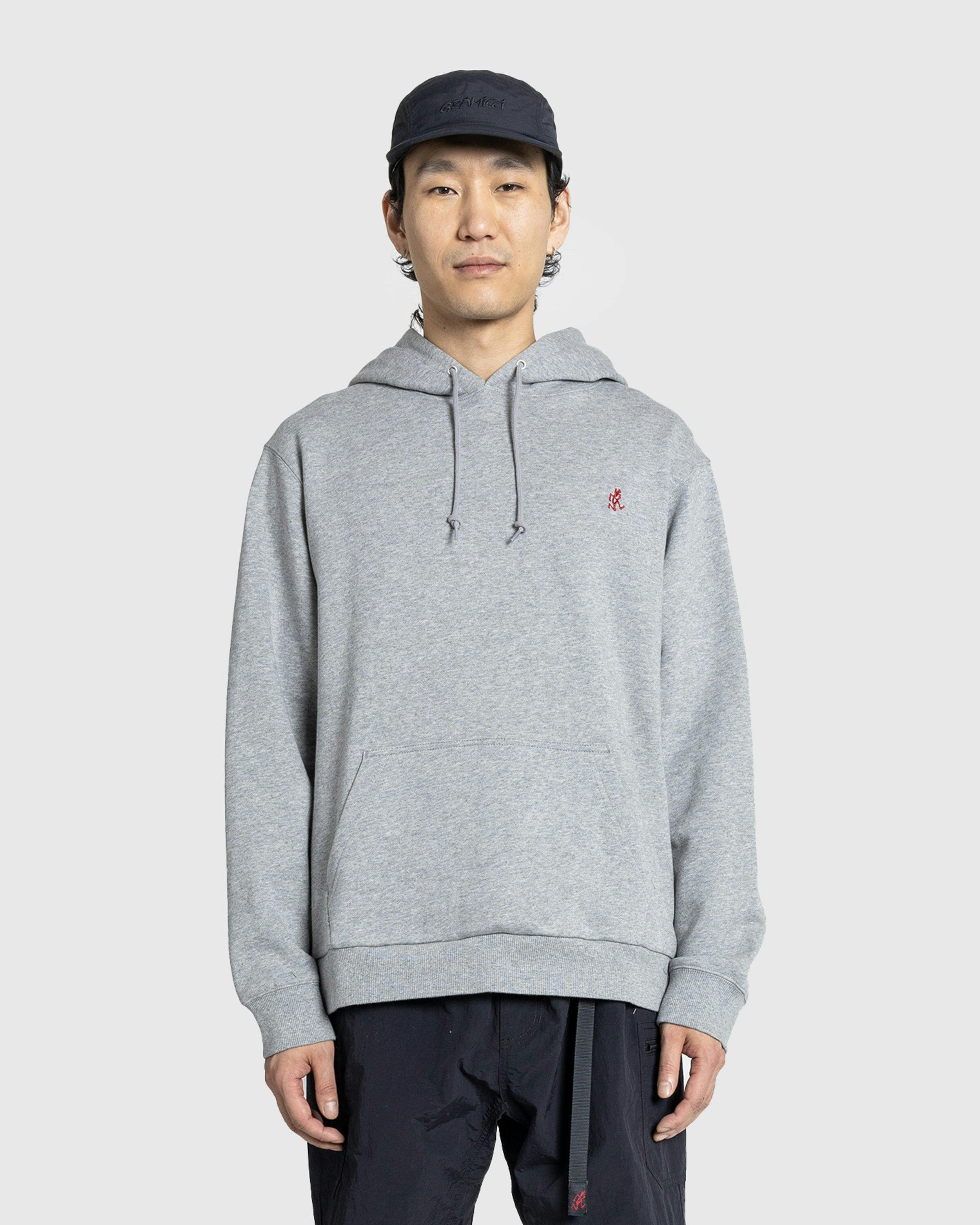 Gramicci - ONE POINT HOODED SWEATSHIRT HEATHER - Clothing - Grey - Image 2