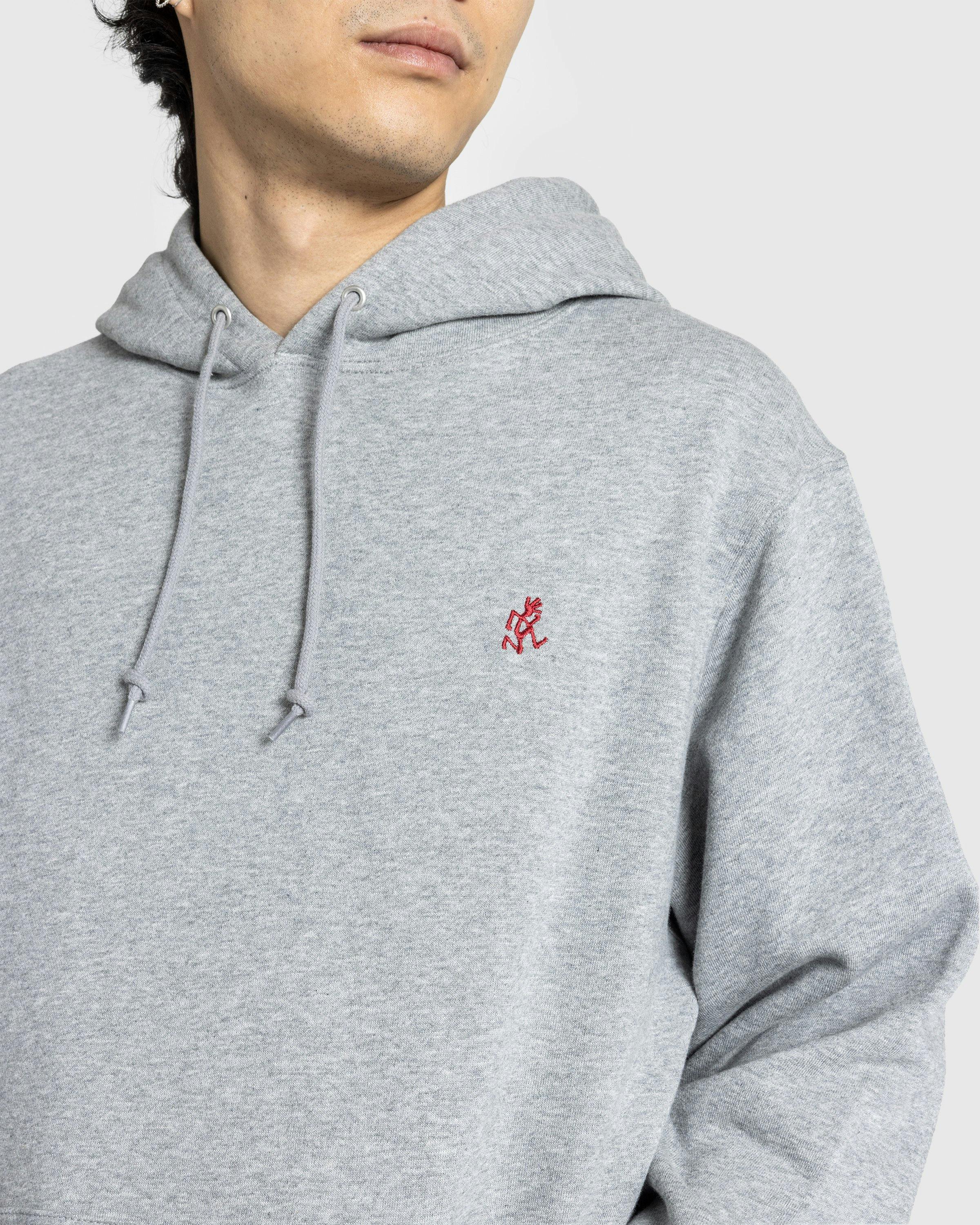 Gramicci One Point Hooded Sweatshirt in Oatmeal Pigment