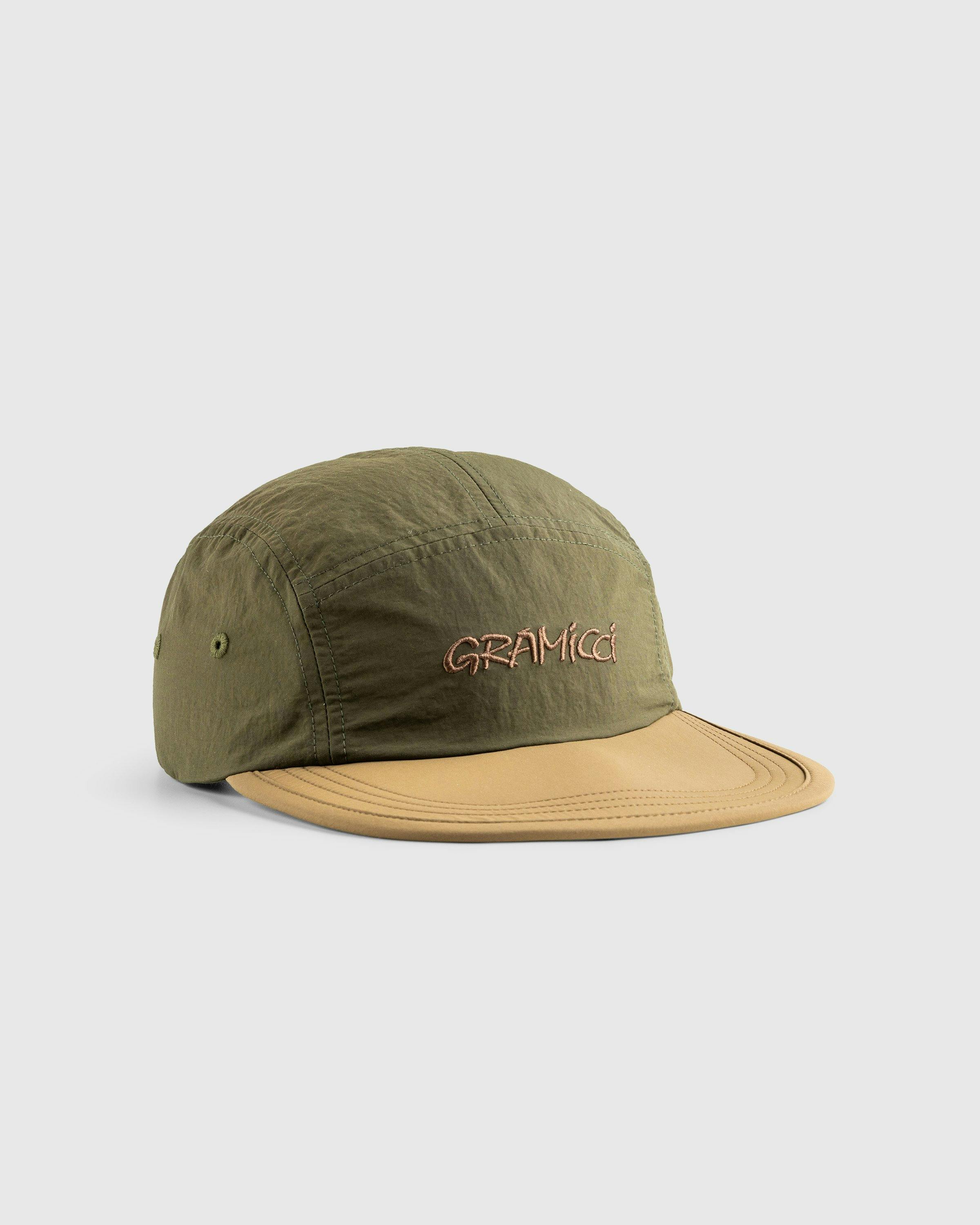 Gramicci - NYLON CAP DEEP OLIVE COYOTE - Accessories - Green - Image 1