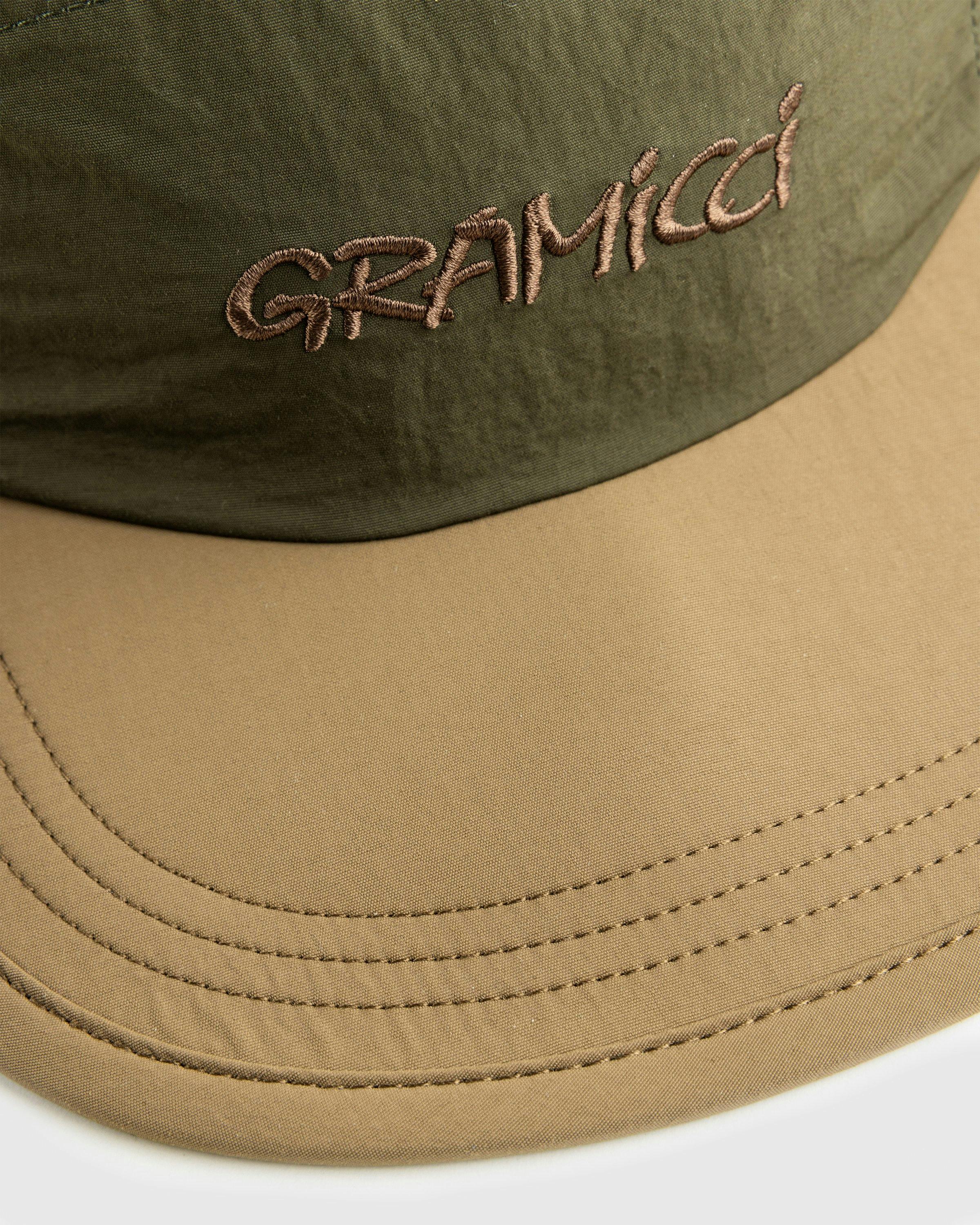 Gramicci - NYLON CAP DEEP OLIVE COYOTE - Accessories - Green - Image 5