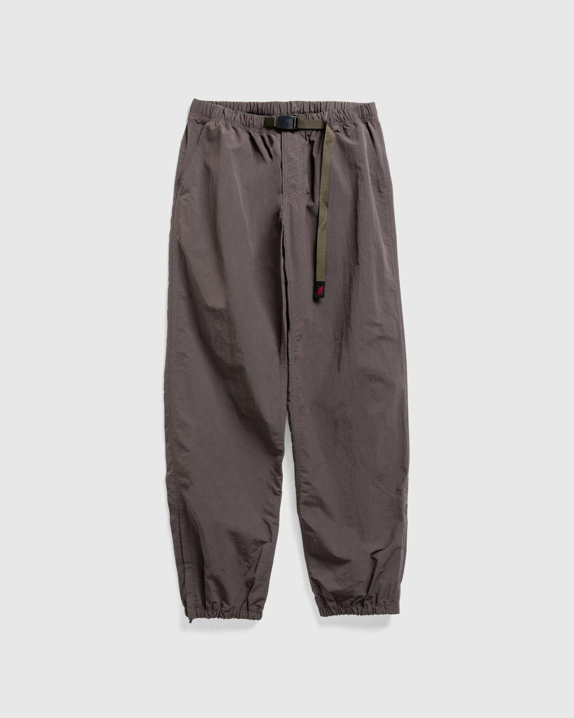 Gramicci - NYLON TRACK PANT DARK BROWN - Clothing - Brown - Image 1