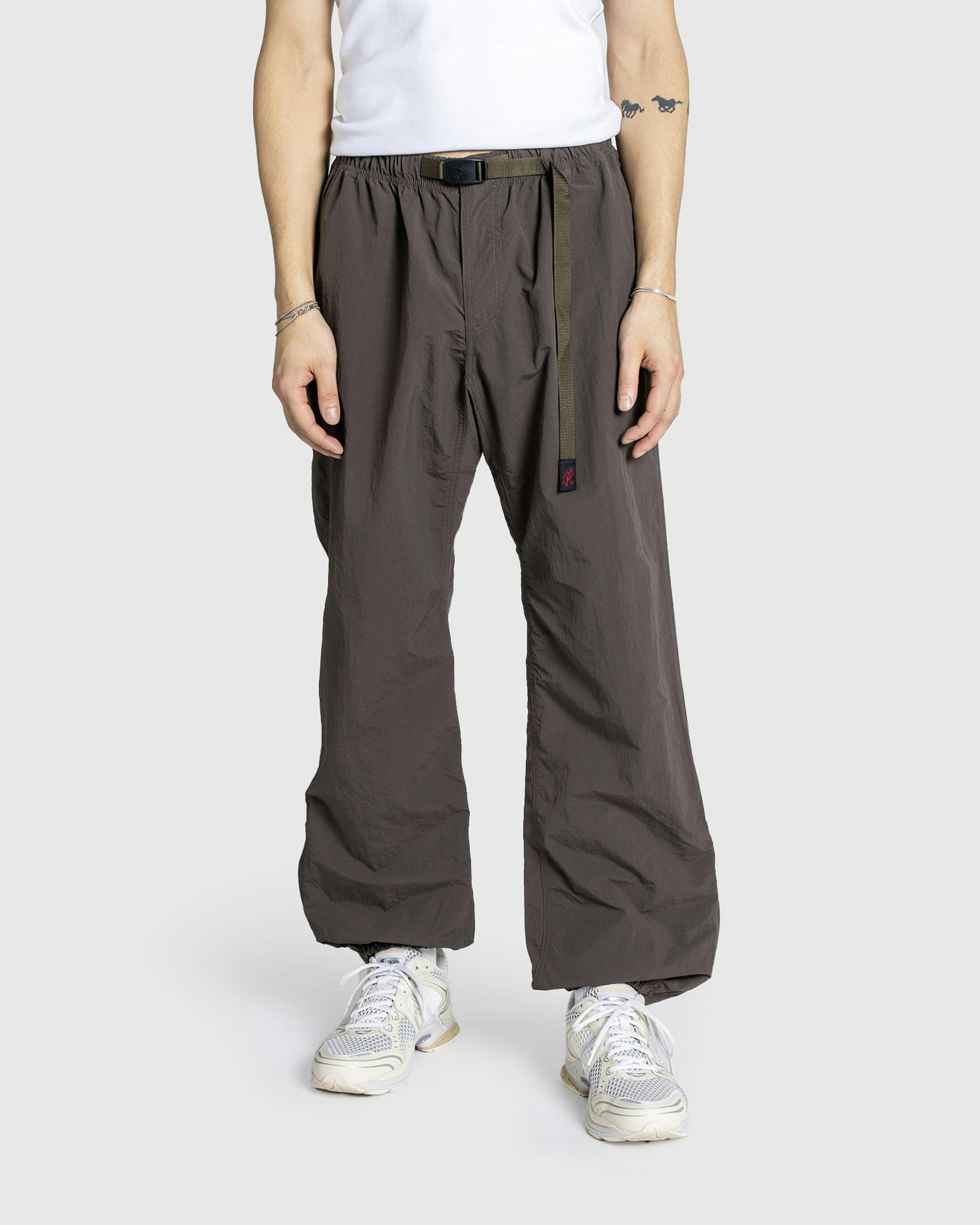 Gramicci - NYLON TRACK PANT DARK BROWN - Clothing - Brown - Image 2