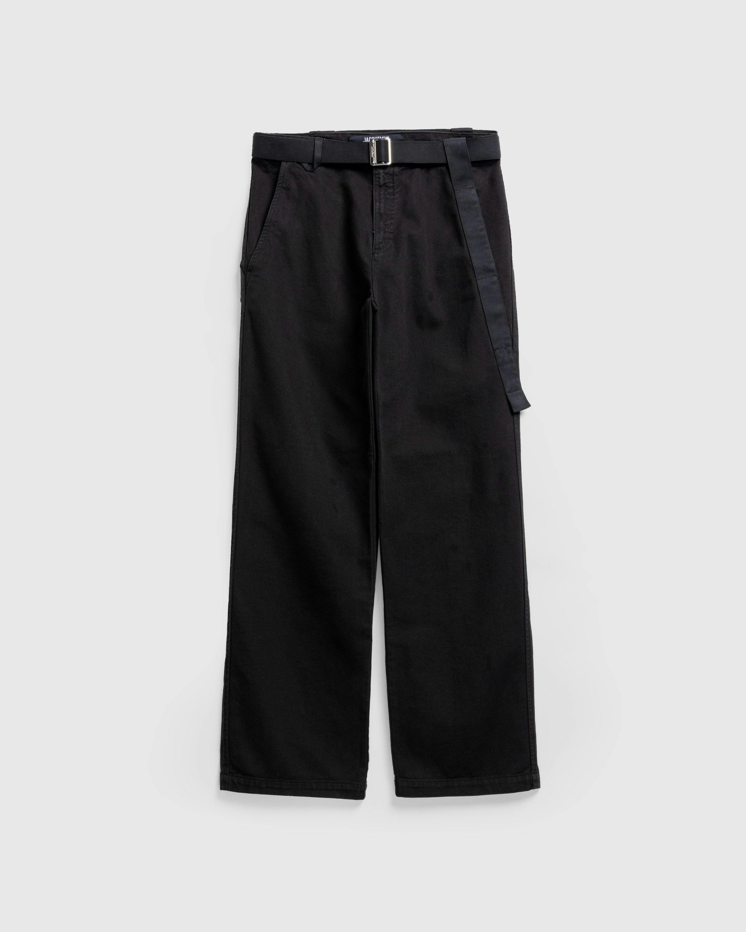 JACQUEMUS - LE PANTALON MARRONE - Clothing - Black - Image 1