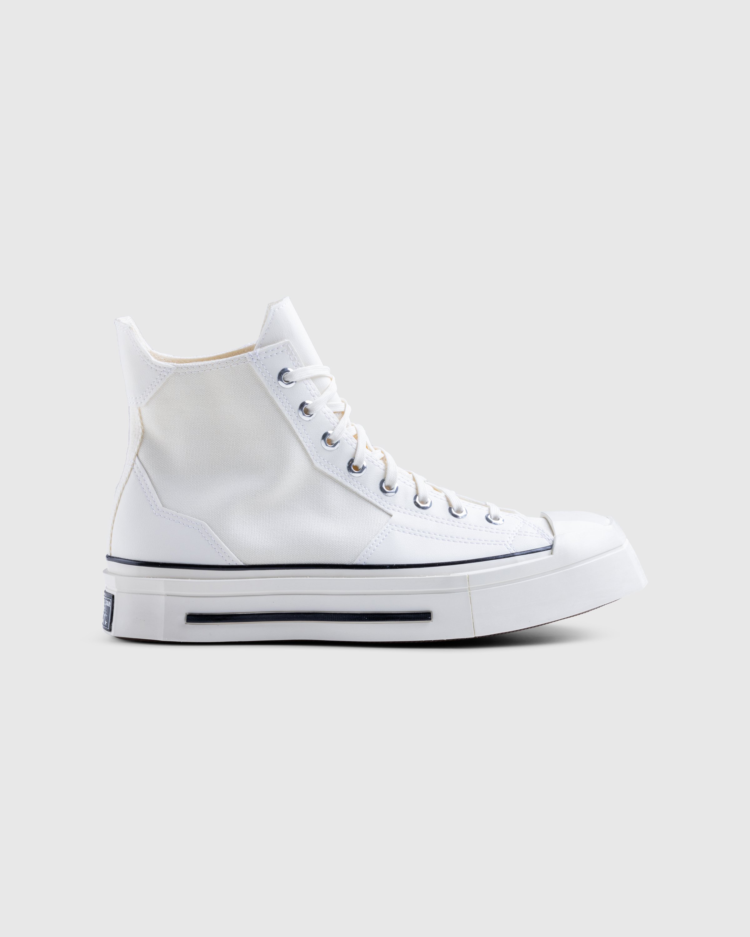 Converse - CHUCK 70 DE LUXE SQUARED HI EGRET/BLACK - Footwear - White - Image 1