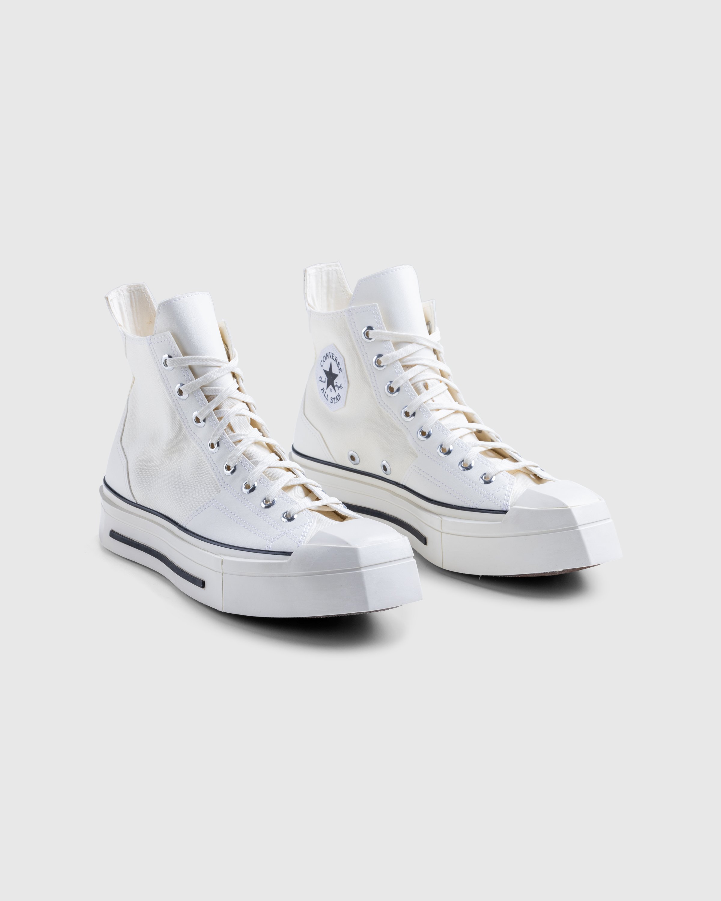 Converse - CHUCK 70 DE LUXE SQUARED HI EGRET/BLACK - Footwear - White - Image 3