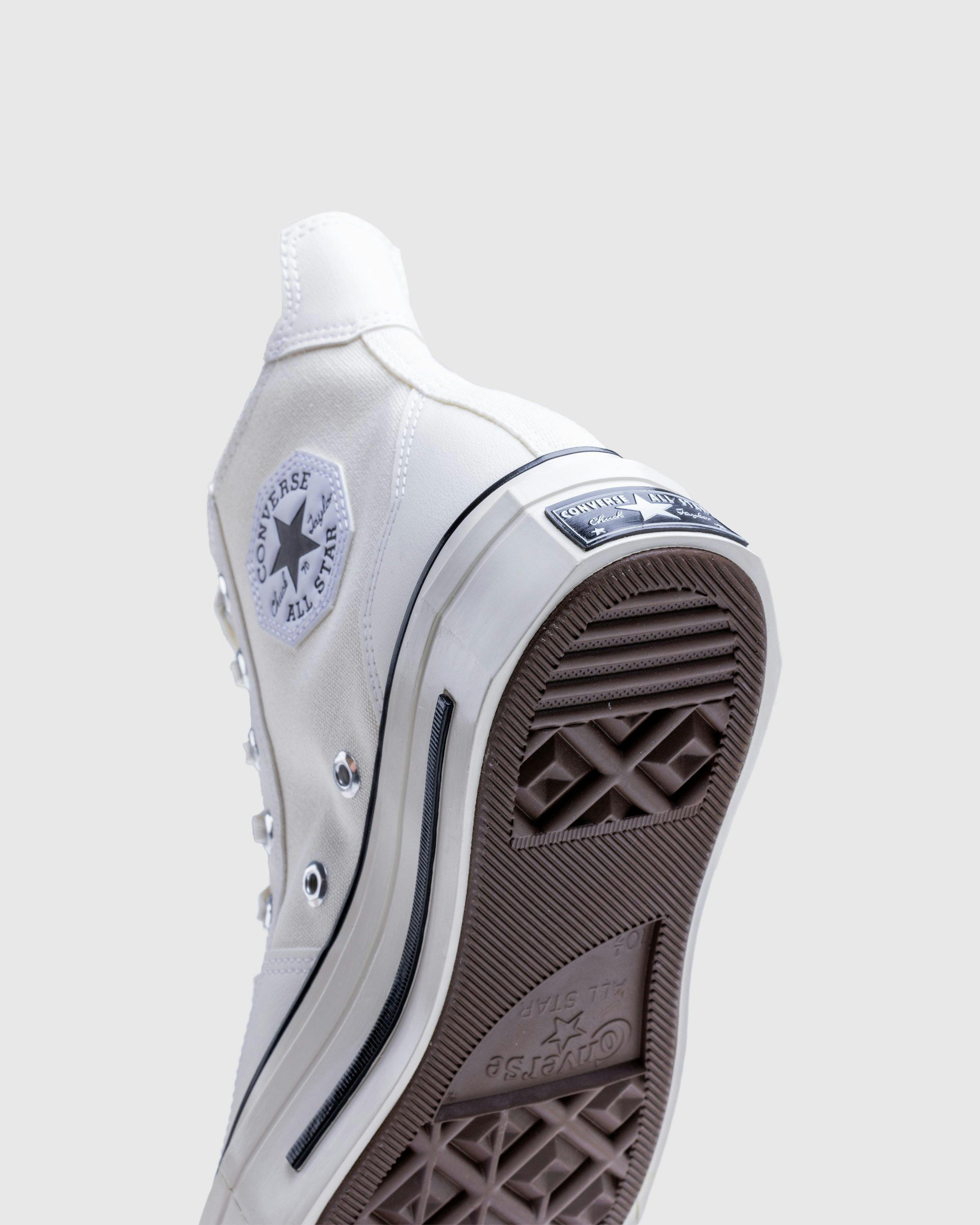 Converse - CHUCK 70 DE LUXE SQUARED HI EGRET/BLACK - Footwear - White - Image 6