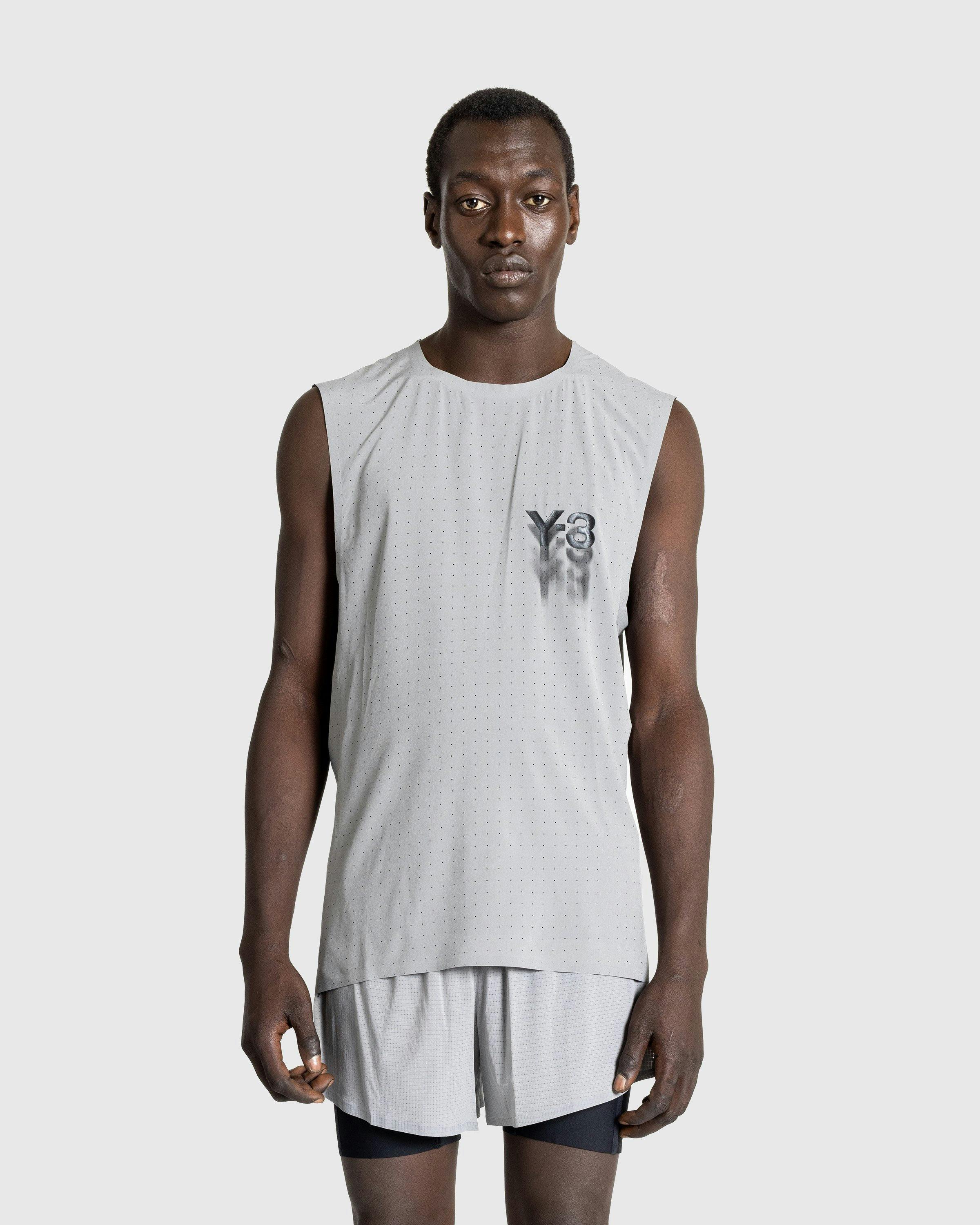 Y-3 - M Run Tank Chsogr - Clothing - Grey - Image 2