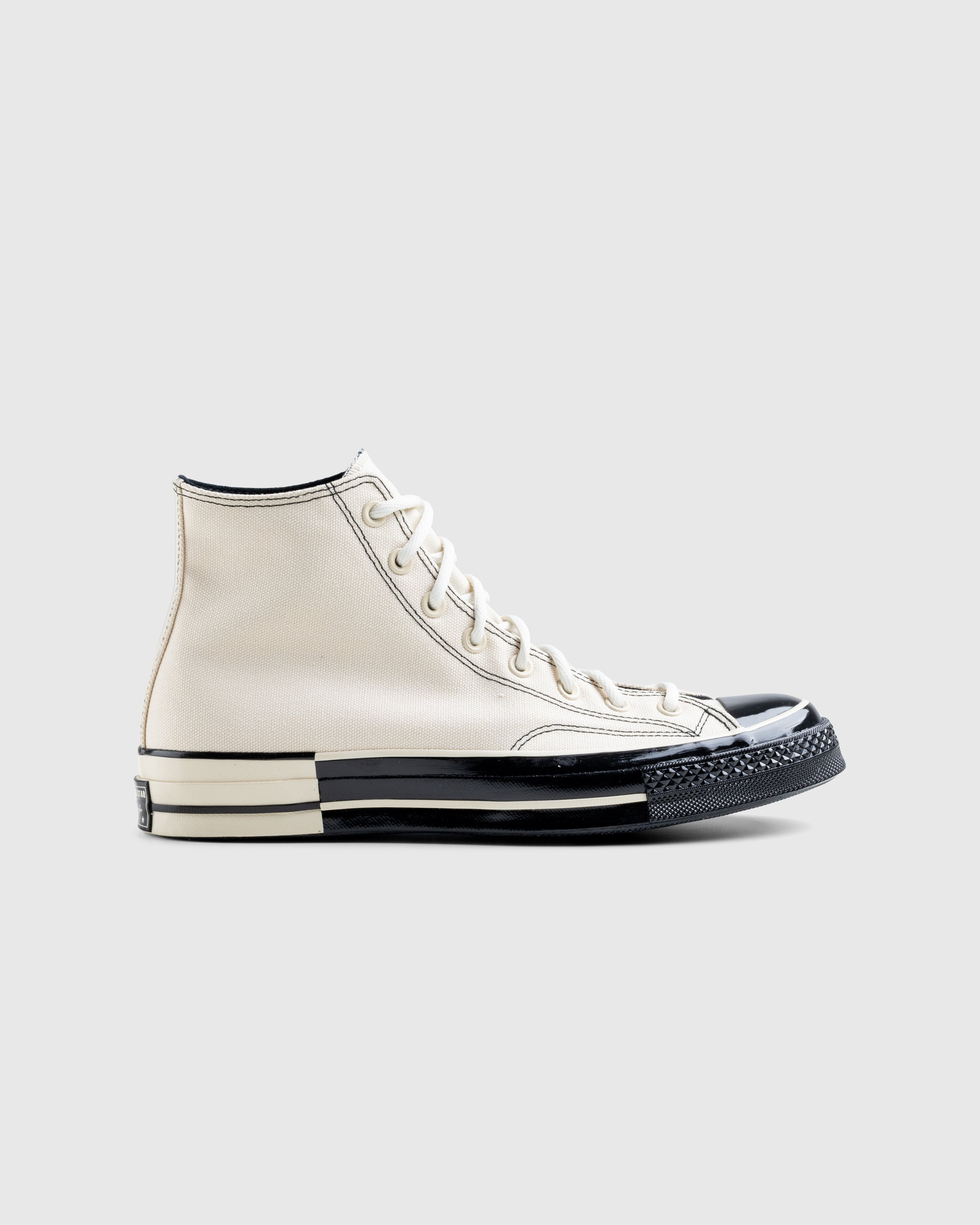 Converse - CHUCK 70 HI NATURAL IVORY/BLACK - Footwear - White - Image 1