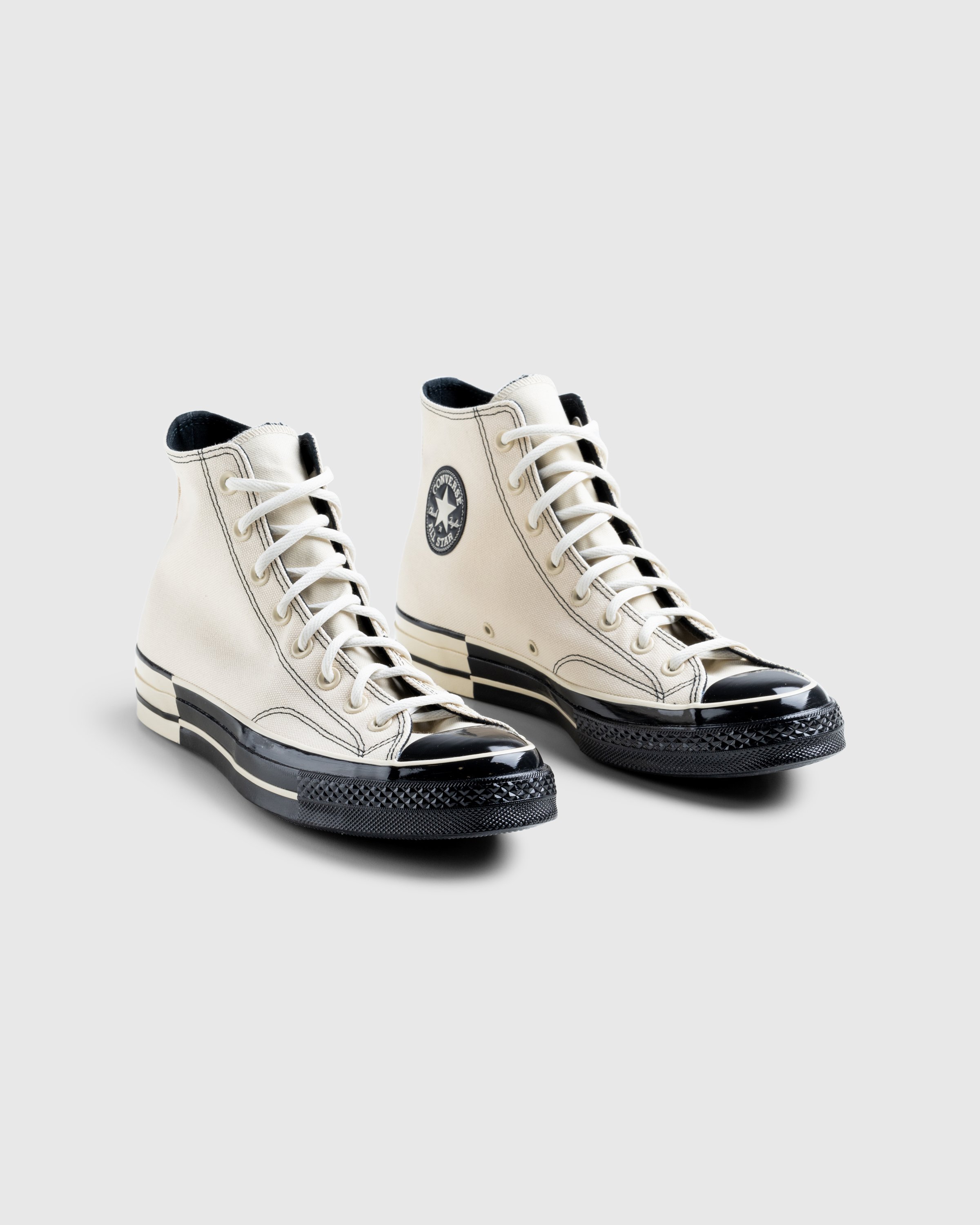 Converse - CHUCK 70 HI NATURAL IVORY/BLACK - Footwear - White - Image 3