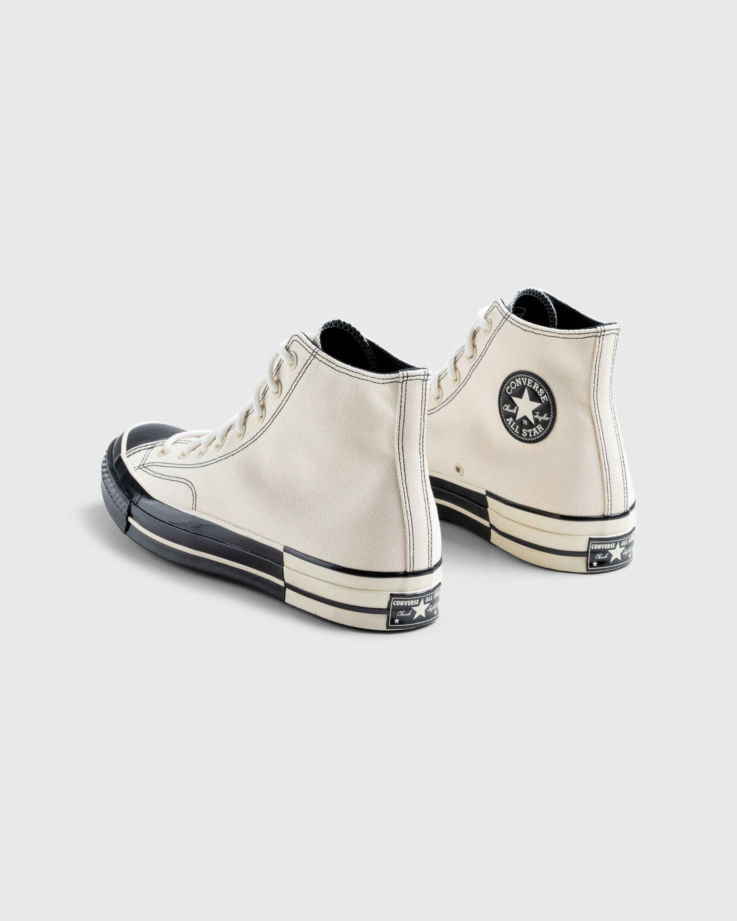 Converse - CHUCK 70 HI NATURAL IVORY/BLACK - Footwear - White - Image 4