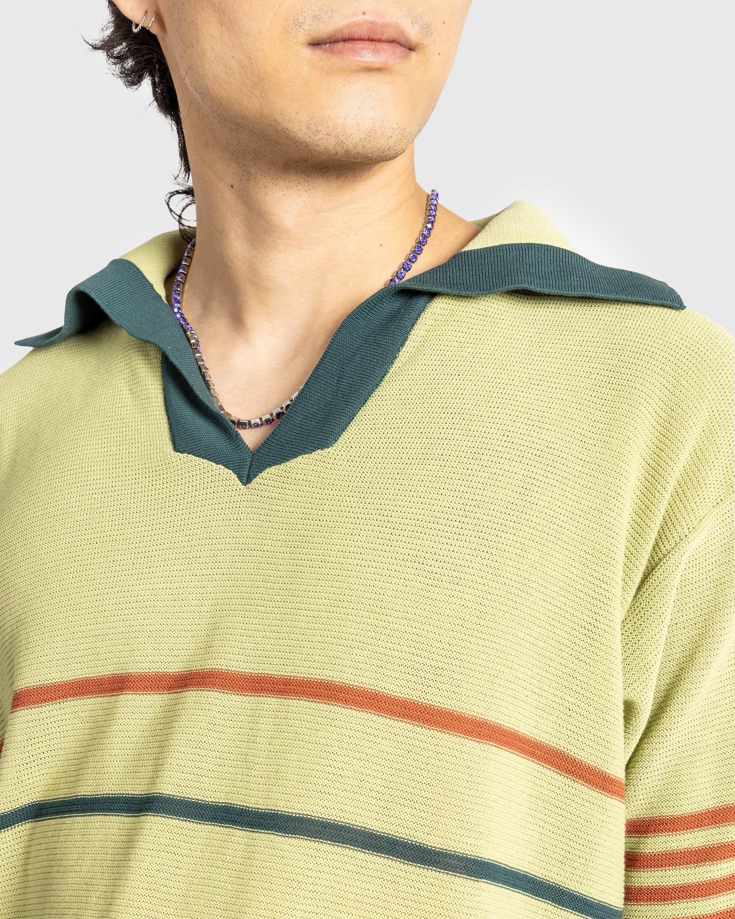 Bode - Palmer Polo Mint - Clothing - Green - Image 5