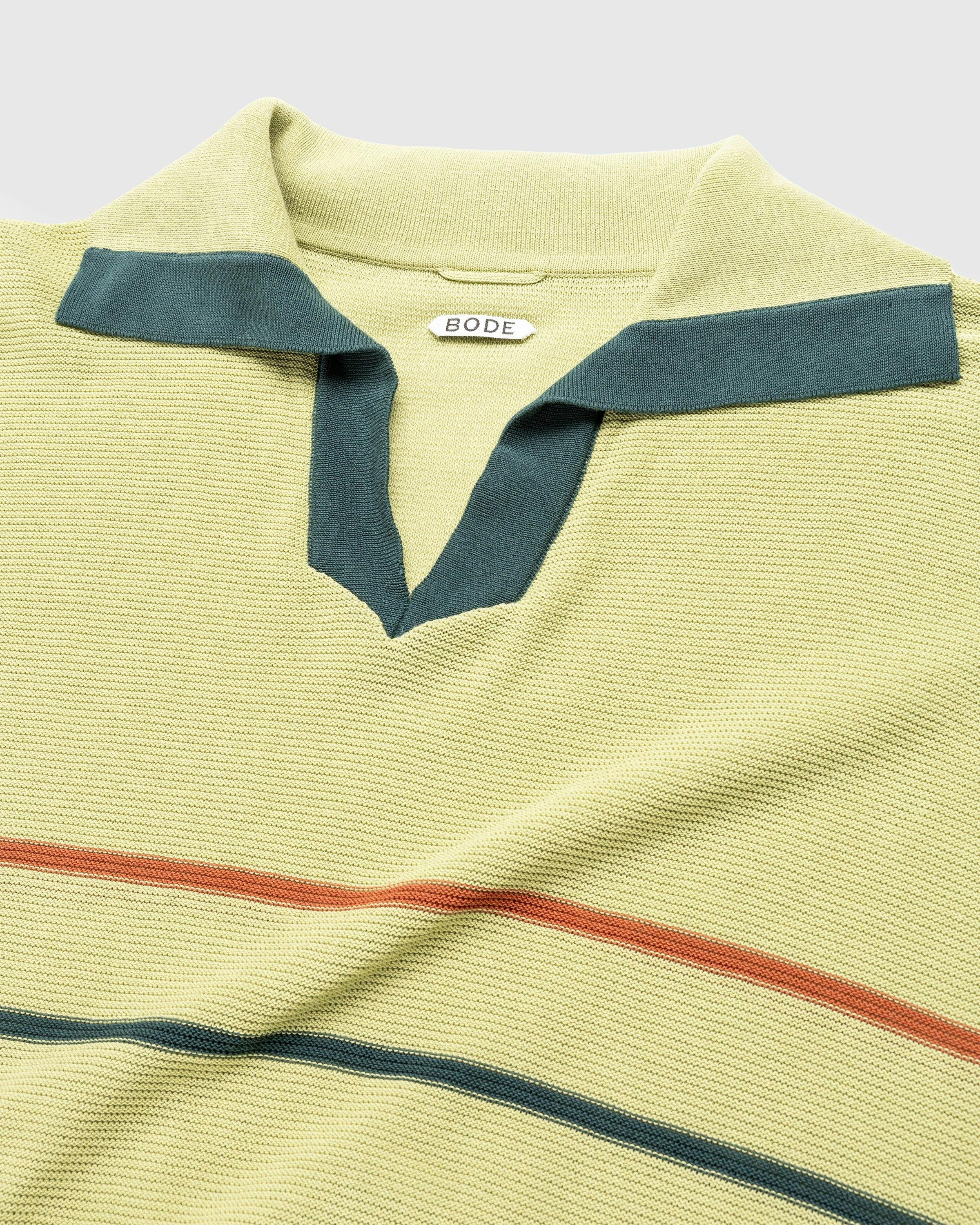 Bode - Palmer Polo Mint - Clothing - Green - Image 6