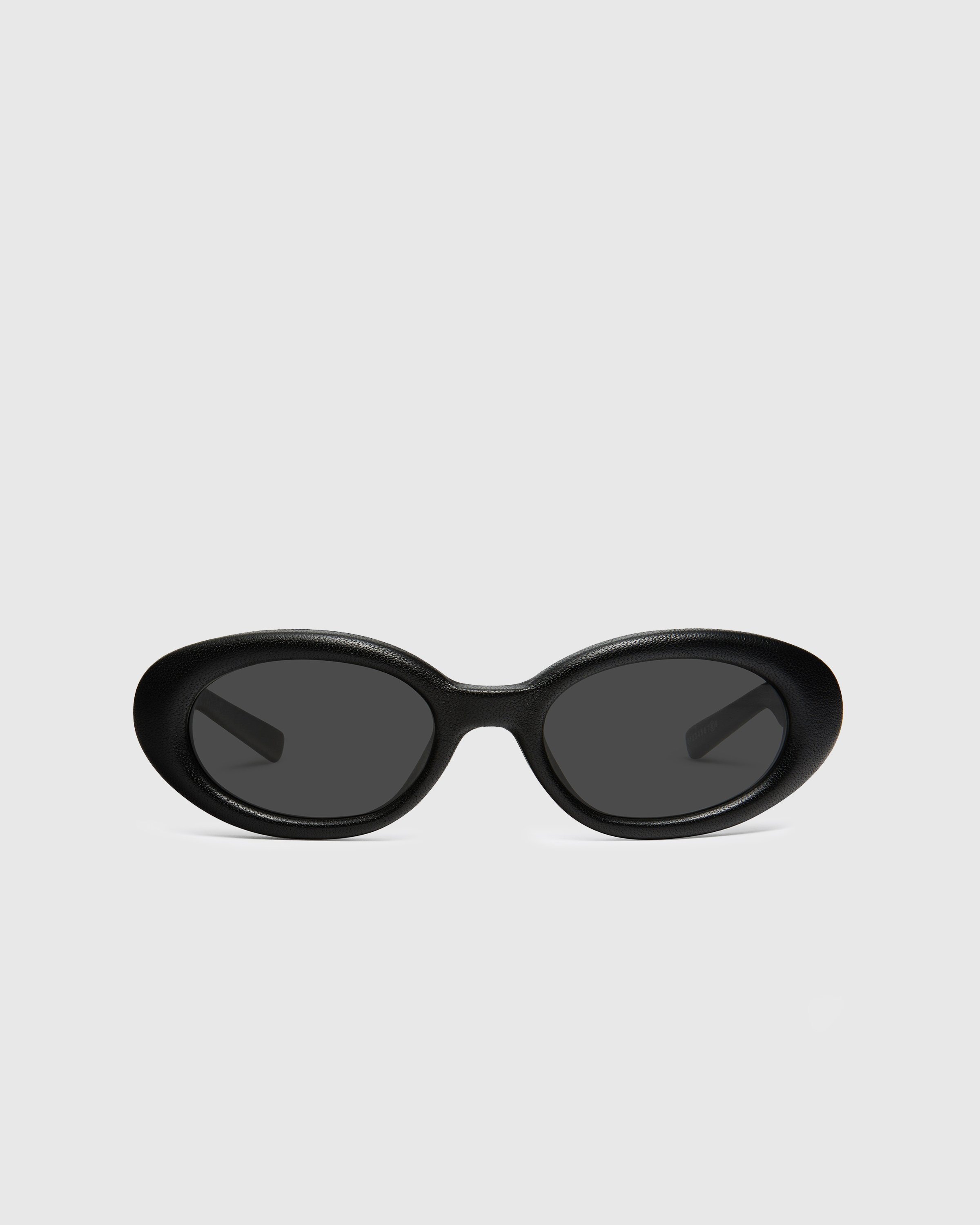 Maison Margiela x Gentle Monster - Sunglasses MM107 LEATHER-L01 - Accessories - Black - Image 1