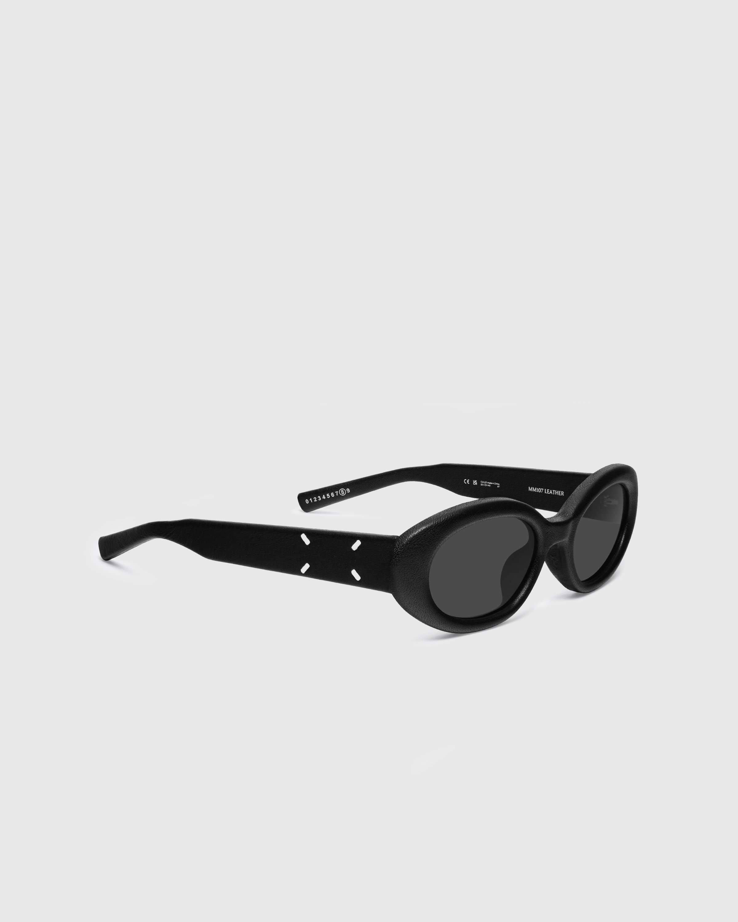 Maison Margiela x Gentle Monster - Sunglasses MM107 LEATHER-L01 - Accessories - Black - Image 3