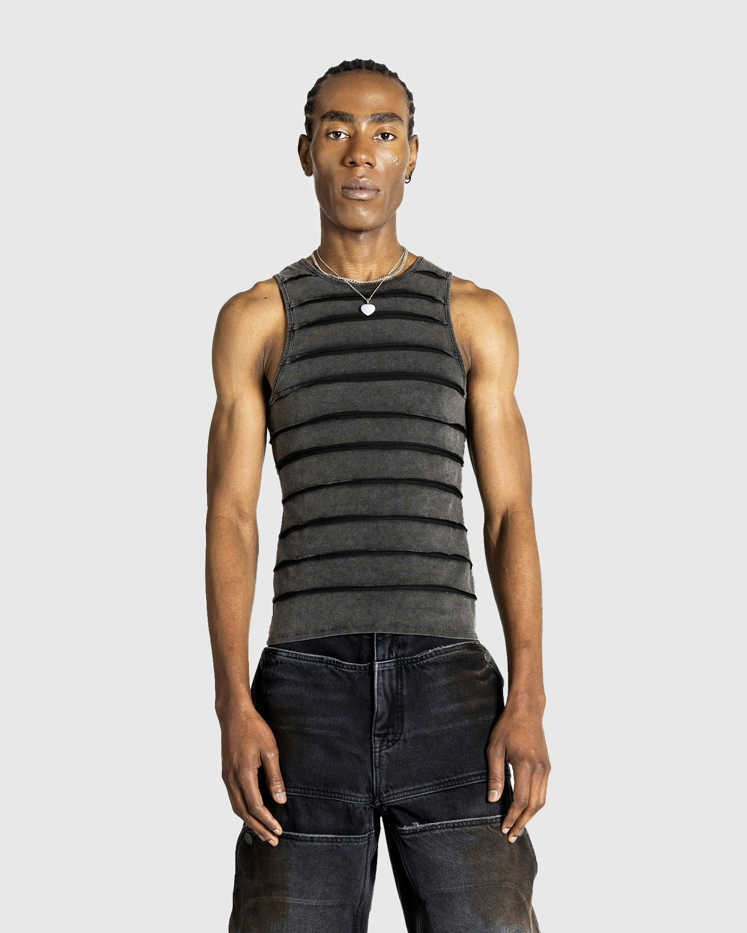 Guess USA - Gusa Reverse Seam Tank Washed Out Black Mul - Clothing - Black - Image 2