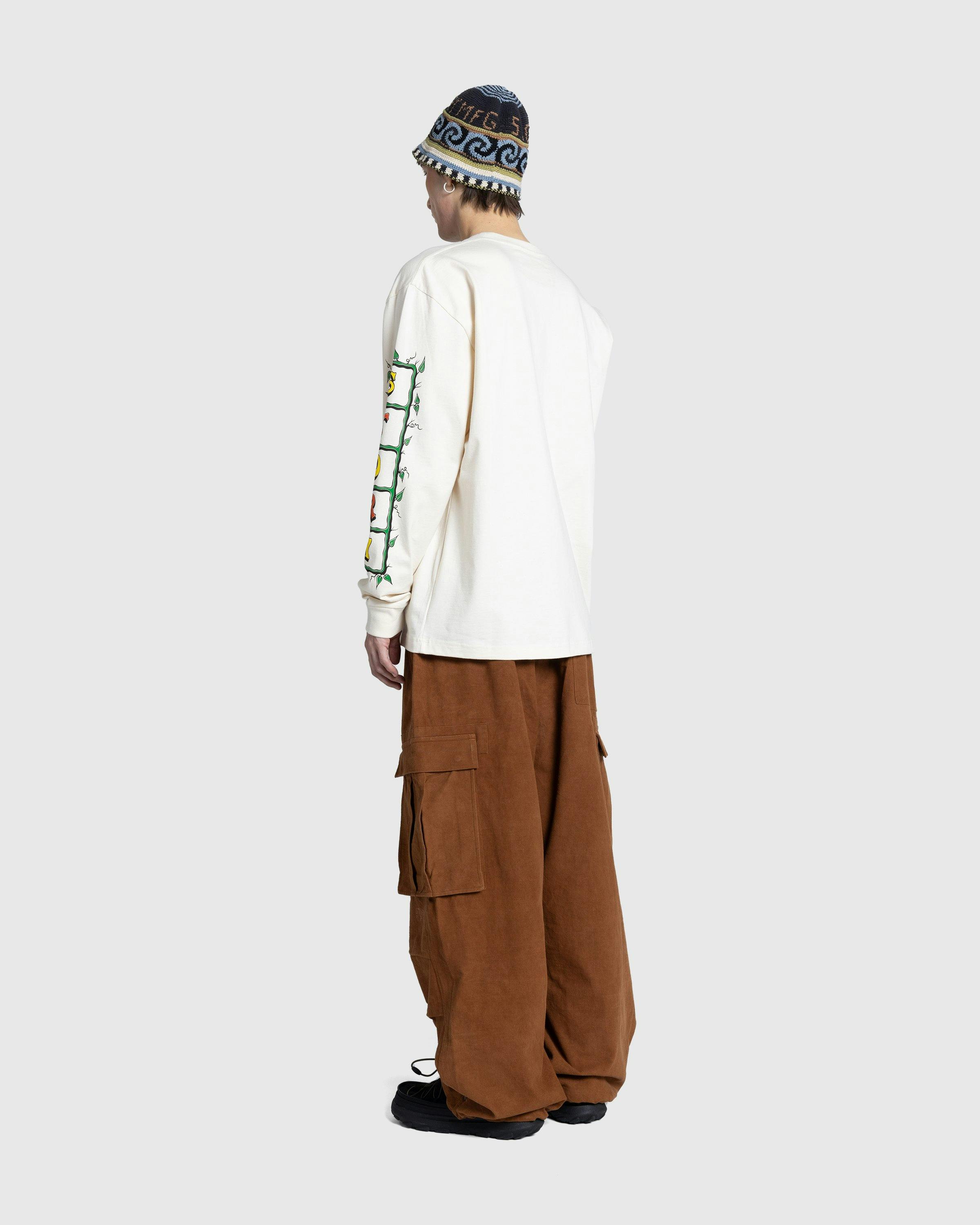 Story mfg. - Peace Pants Bark Brown Slub - Clothing - Brown - Image 4