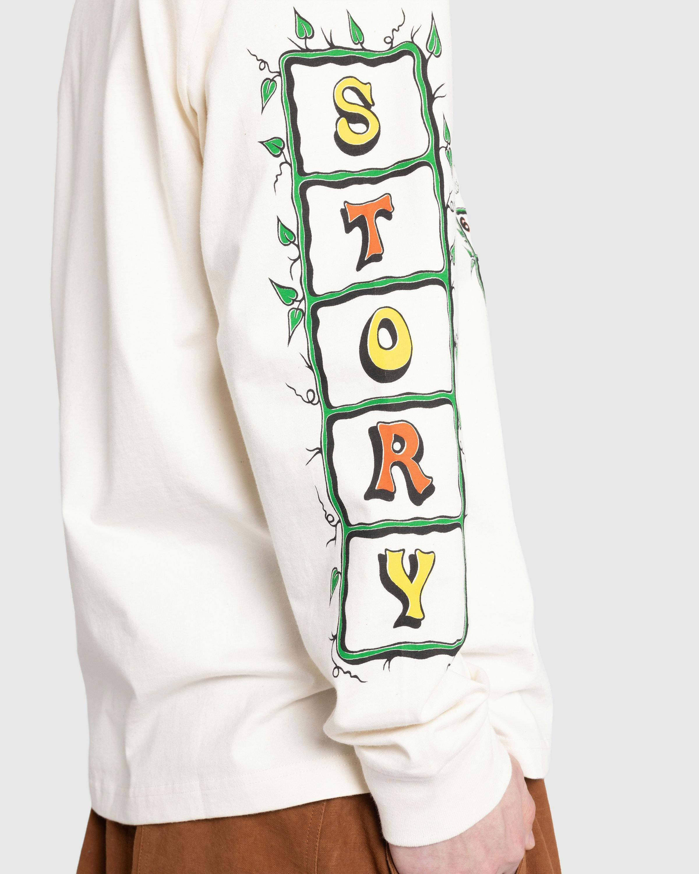 Story mfg. - Grateful Tee Ls Ecru Days Go Bye - Clothing - Beige - Image 5