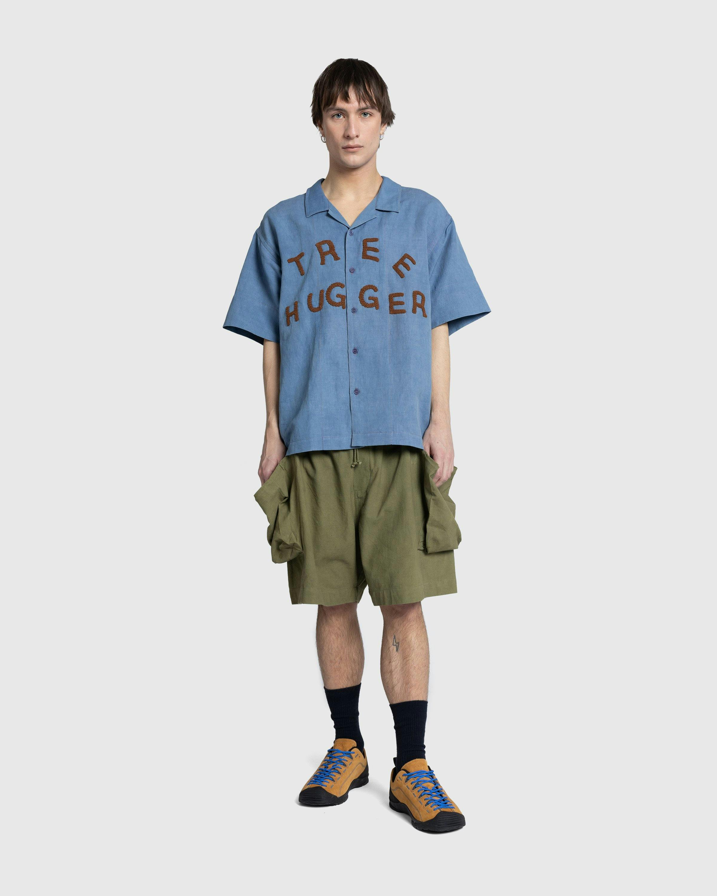 Story mfg. - Salt Shorts Olive Slub - Clothing - Green - Image 3