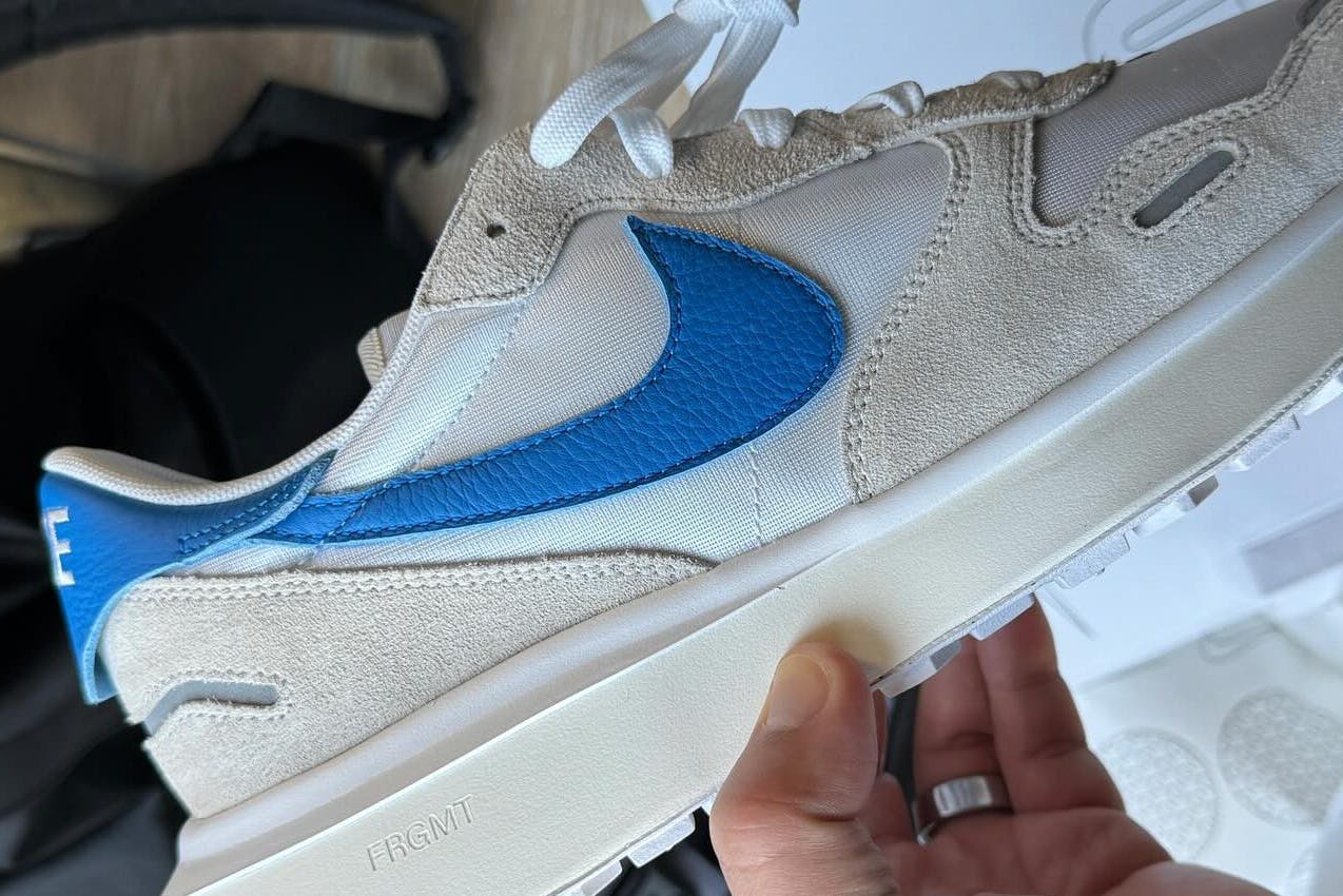 fragment design nike phoenix waffle sneaker