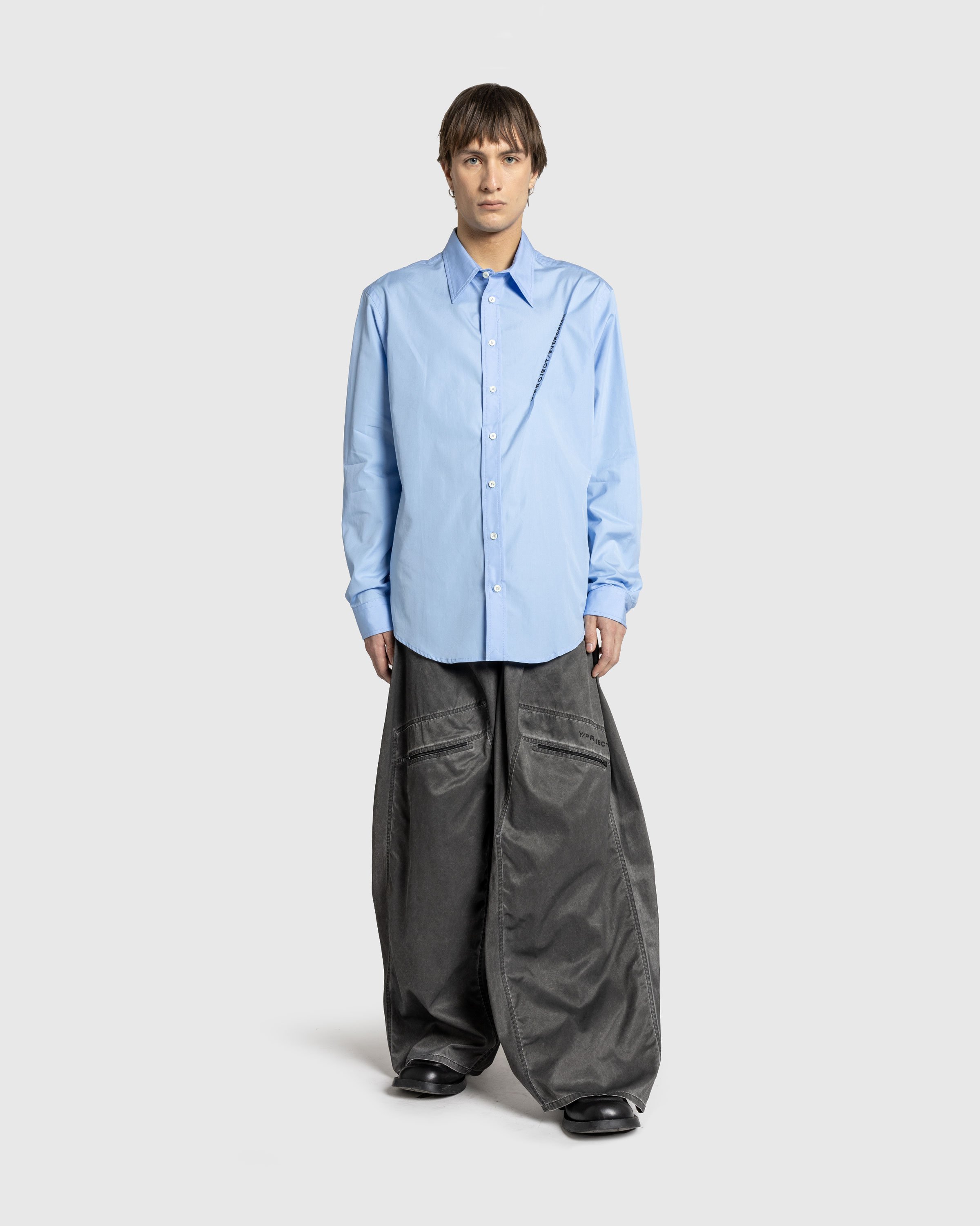 Y/Project - Pop-Up Pants Washed Black - Clothing - Black - Image 3