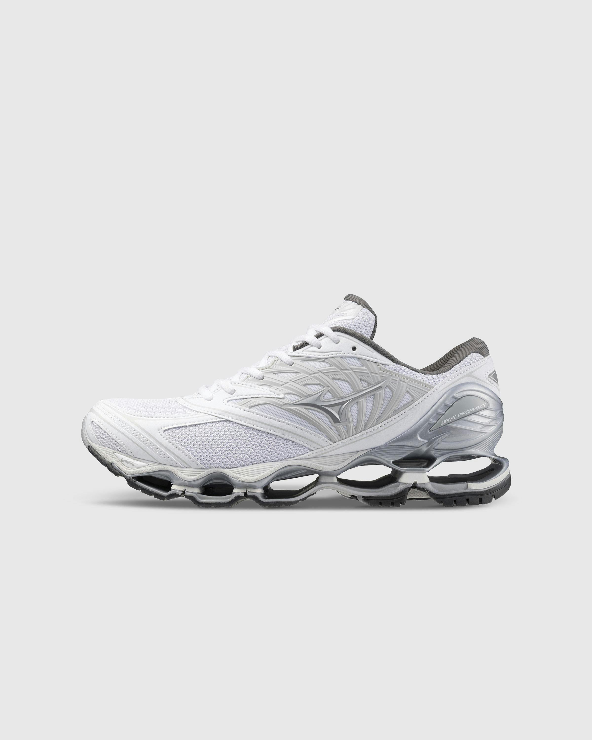 Mizuno - D1GA3337 WAVE PROPHECY LS(U) White/Silver/Harbor Mist - Footwear - White - Image 2