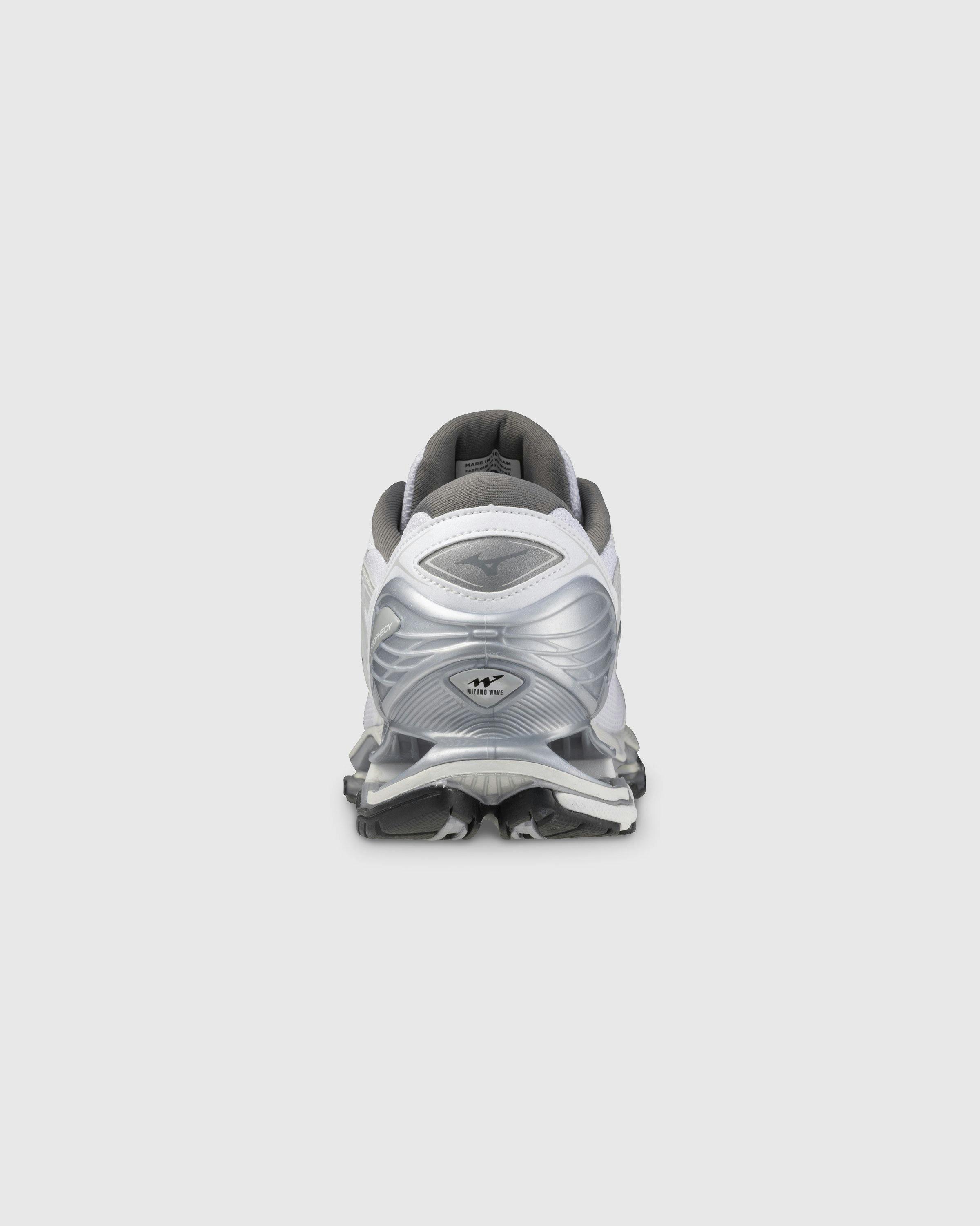 Mizuno - D1GA3337 WAVE PROPHECY LS(U) White/Silver/Harbor Mist - Footwear - White - Image 4