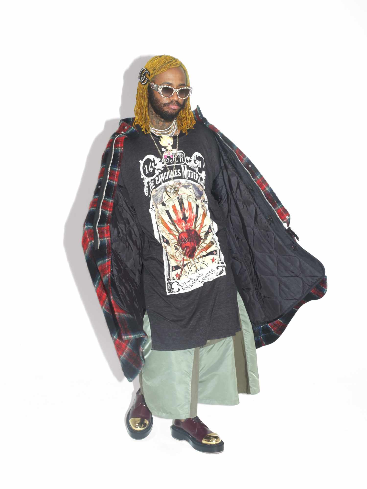 Thundercat wears his own clothing line