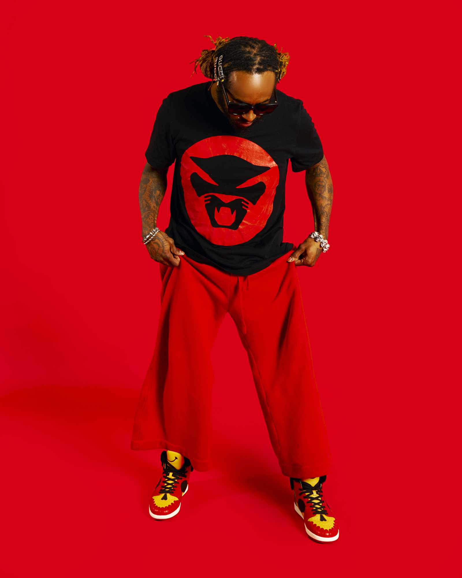 Thundercat wears his own clothing line