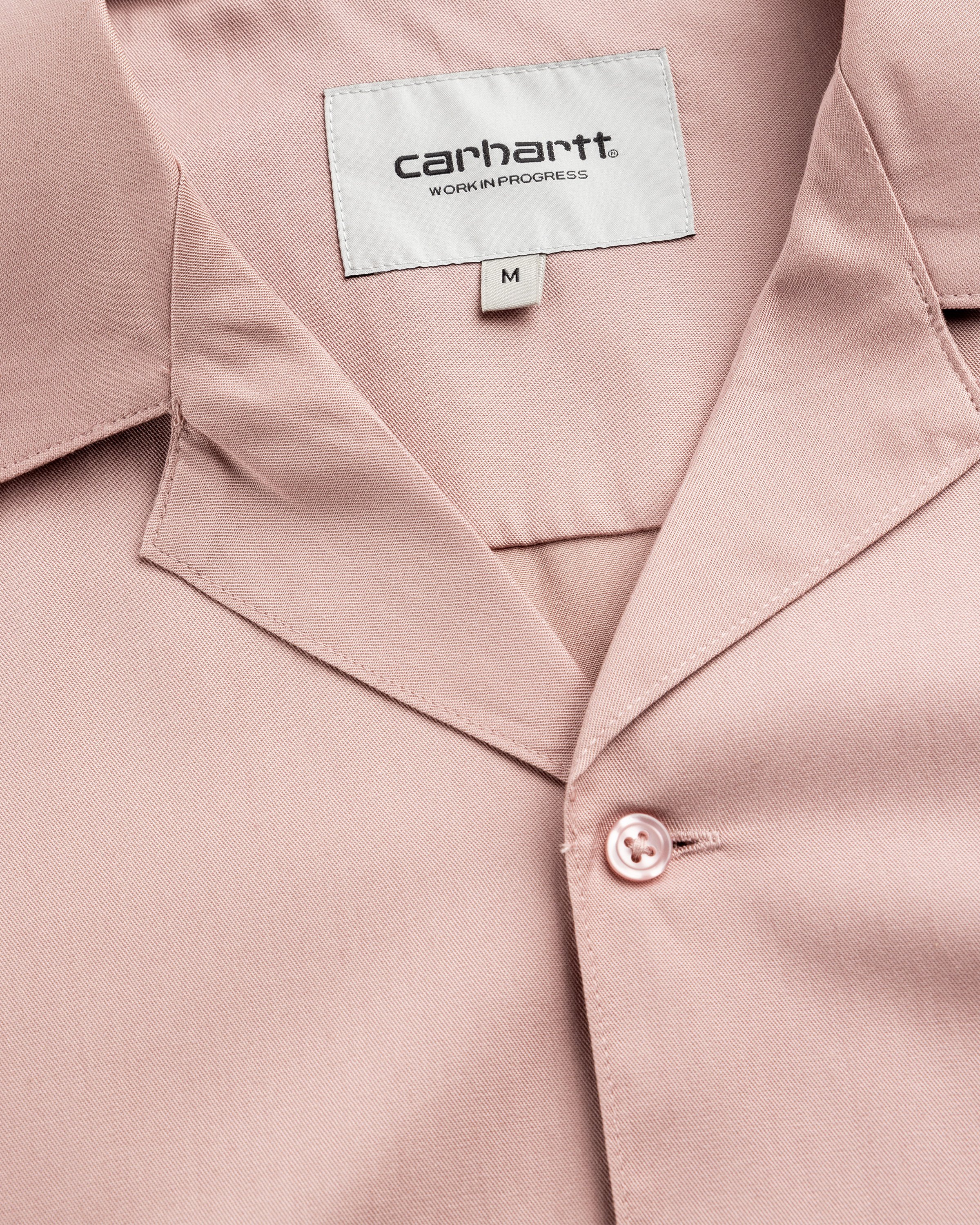 Carhartt WIP - S/S Delray Shirt Glassy Pink / Black - Clothing - Pink - Image 7