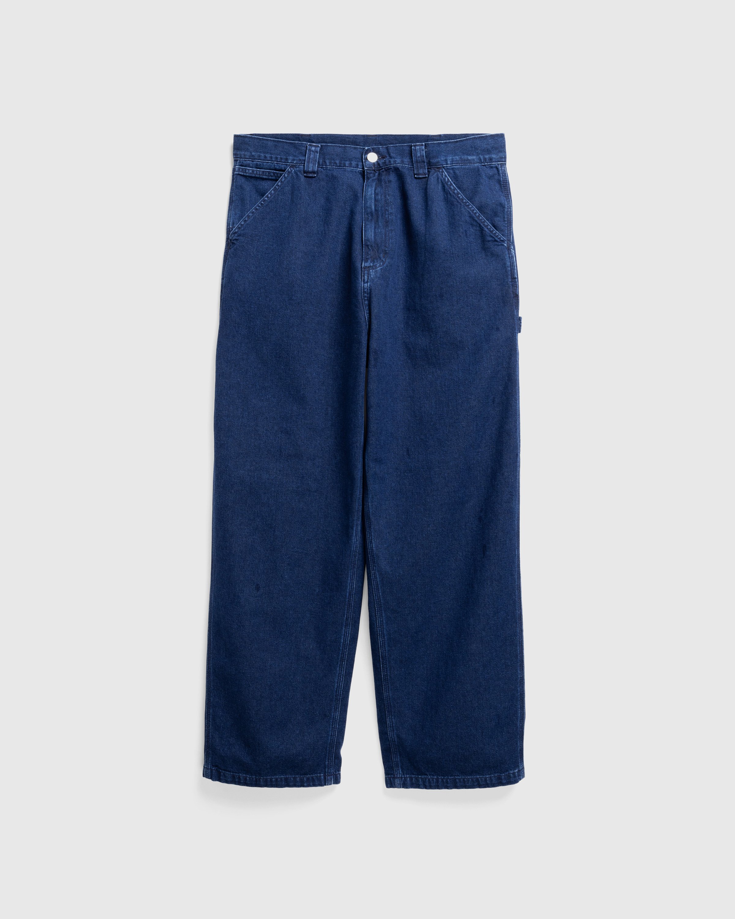 Carhartt WIP - OG Single Knee Pant Blue /stone washed - Clothing - Blue - Image 1