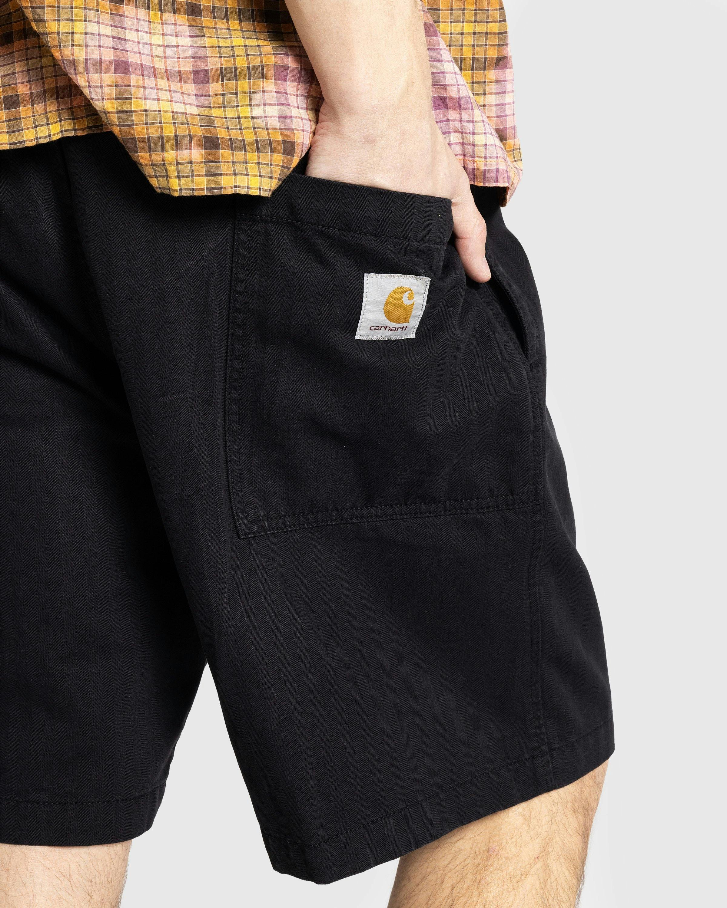 Carhartt WIP - Rainer Short Black /garment dyed - Clothing - Black - Image 5