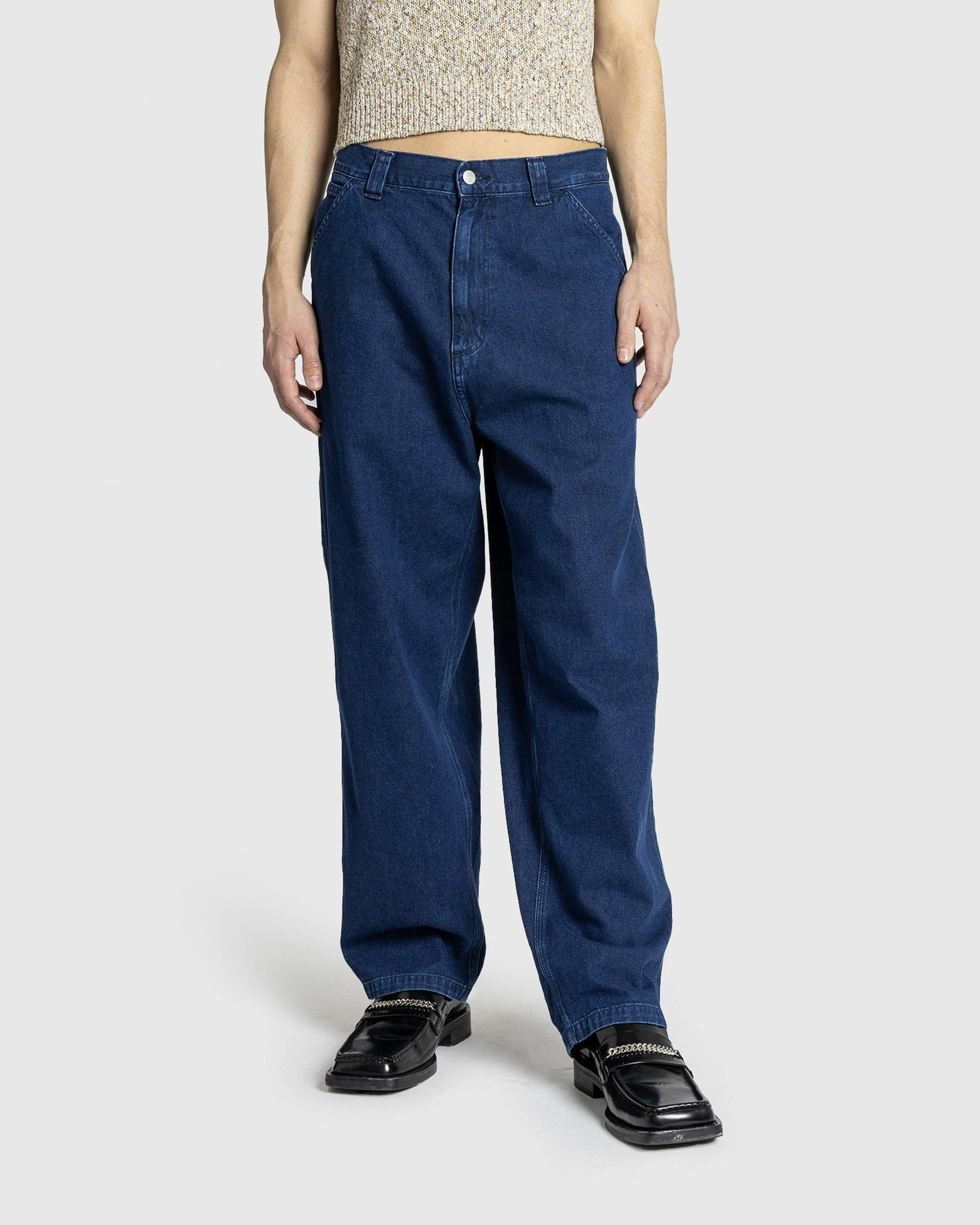 Carhartt WIP - OG Single Knee Pant Blue /stone washed - Clothing - Blue - Image 2