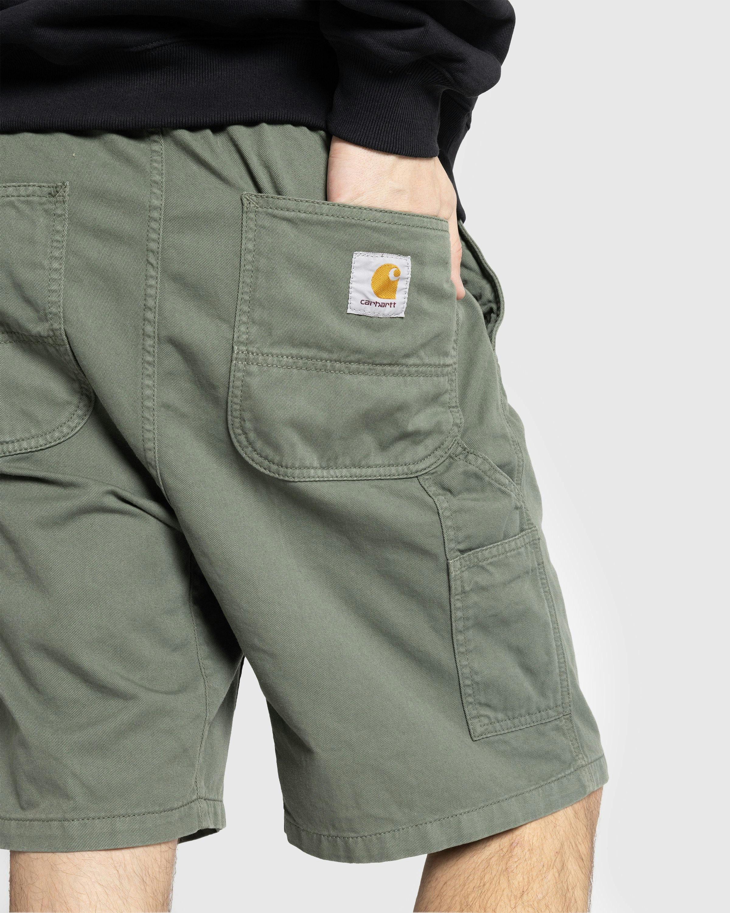 Carhartt WIP - Flint Short Park /garment dyed - Clothing - Green - Image 5