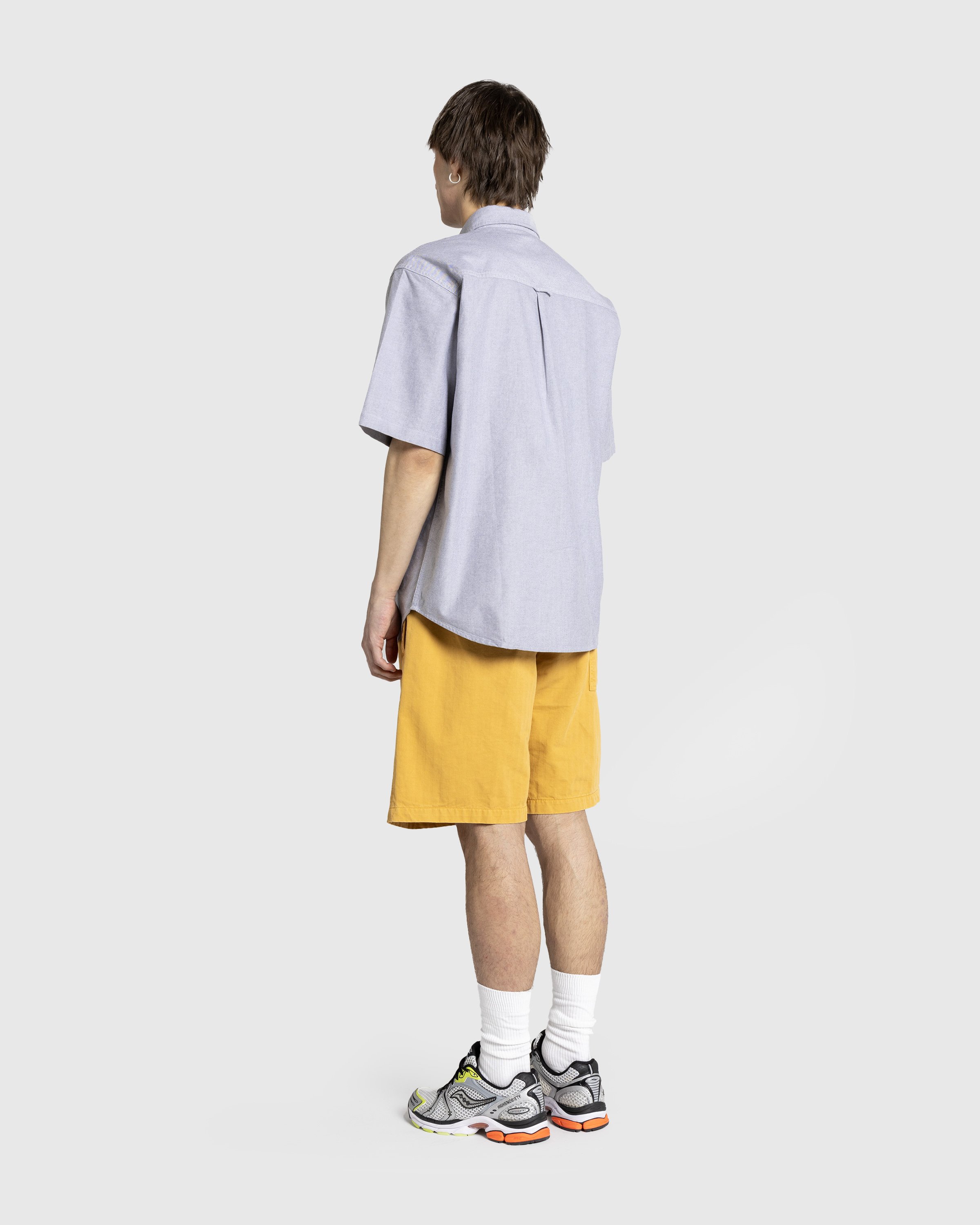 Carhartt WIP - S/S Braxton Shirt Charcoal / Wax - Clothing - Grey - Image 4
